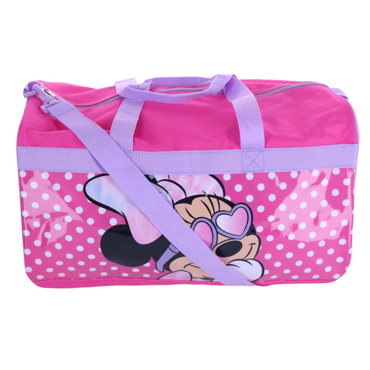 U.P.D., INC Girls Minnie Mouse Polka Dot Duffle Bag