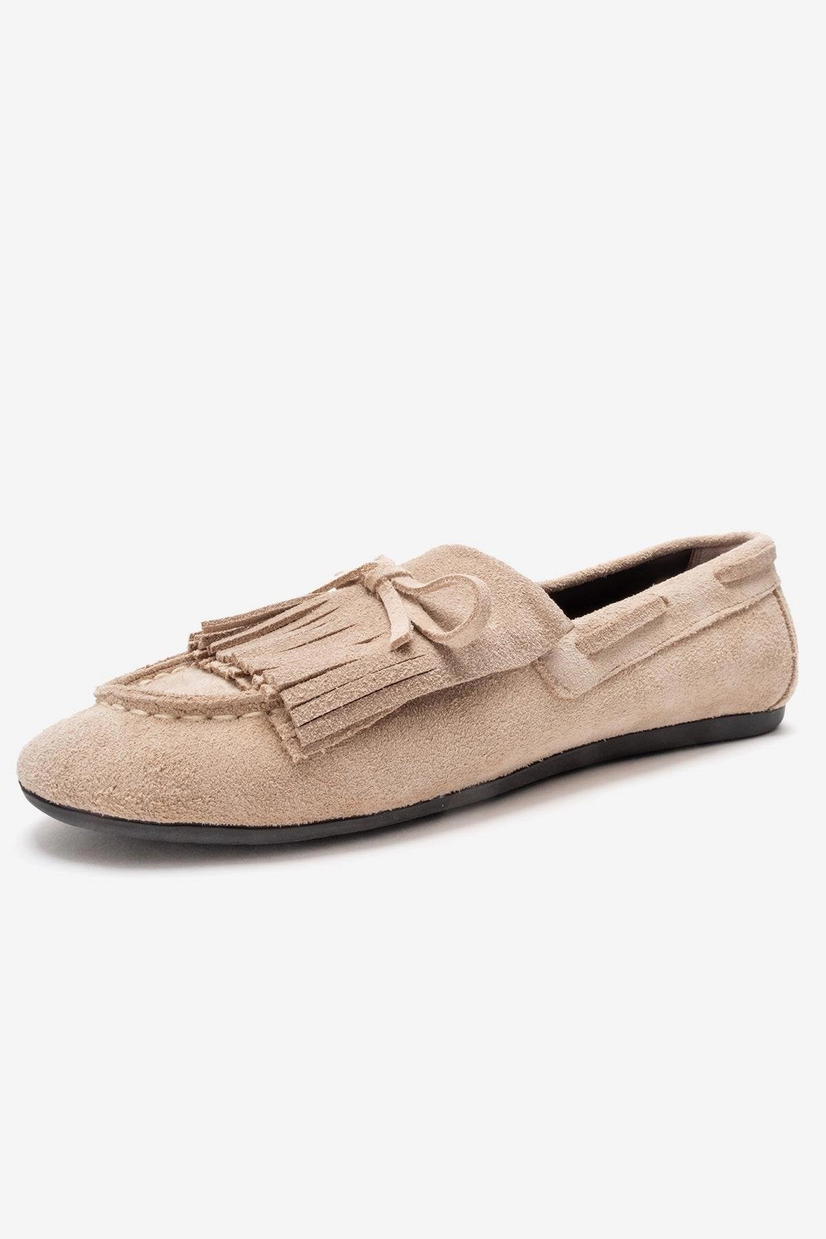 Forever & Always Womens Axeli Leather Tassel Loafer