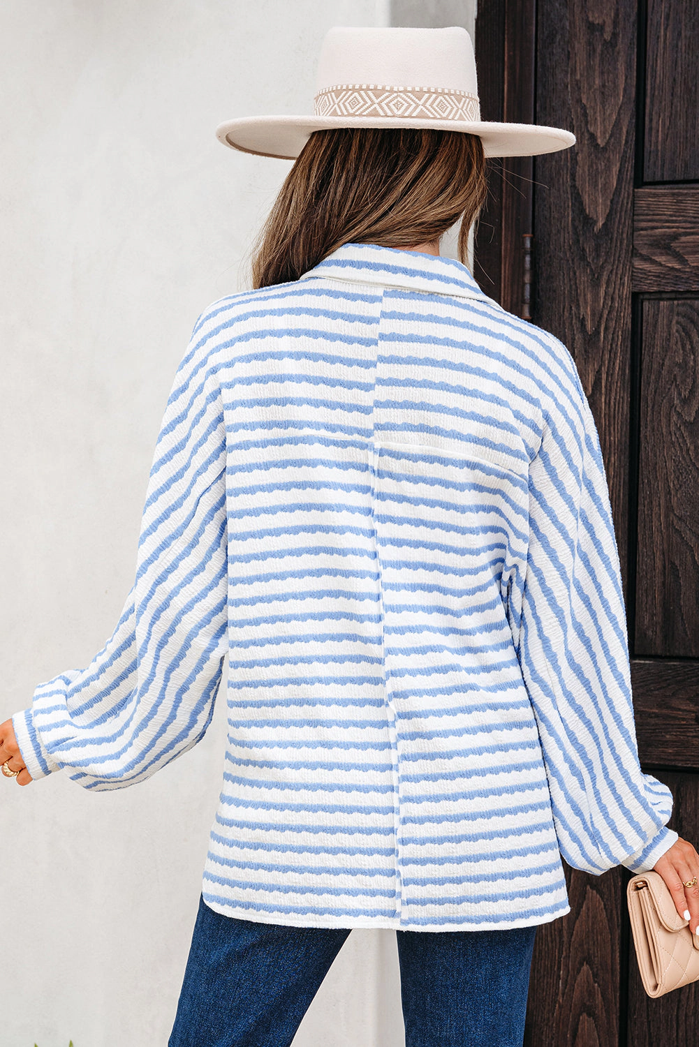 Threaded Pear Women's Leilani Chest Loose Fit Blouse