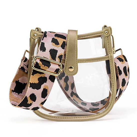 Threaded Pear Women's Compact Clear Courier | Choose Your Strap