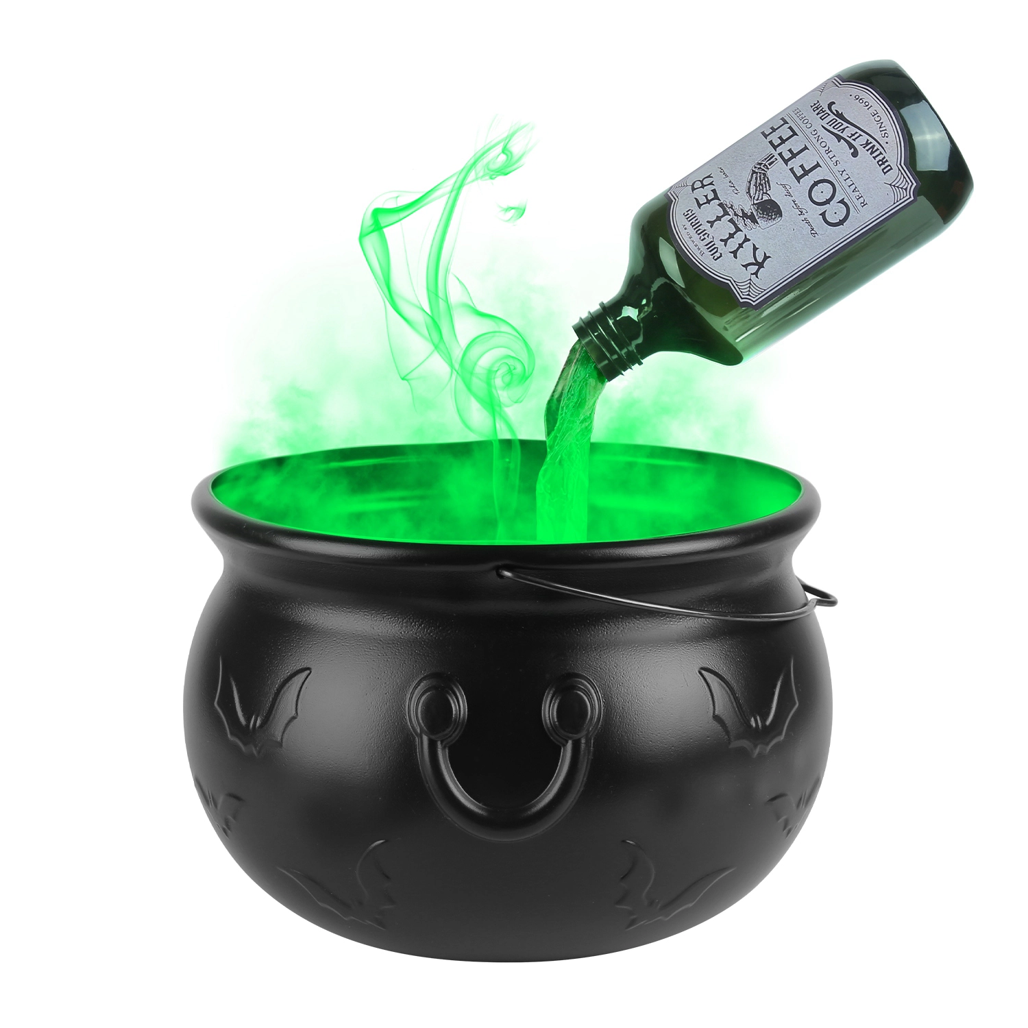IMounTEK Unisex 2-in-1 Halloween Witch Cauldron Set