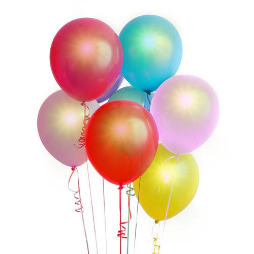 GBruno LED Light-Up Balloons 6-Pack