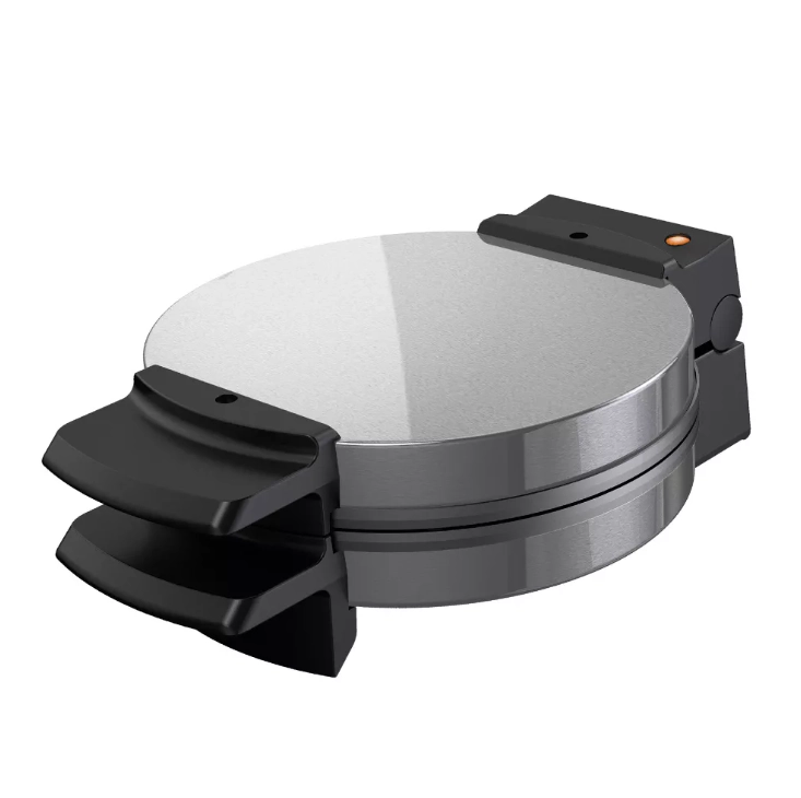 BLACK+DECKER Electric Belgian Waffle Maker, Chrome