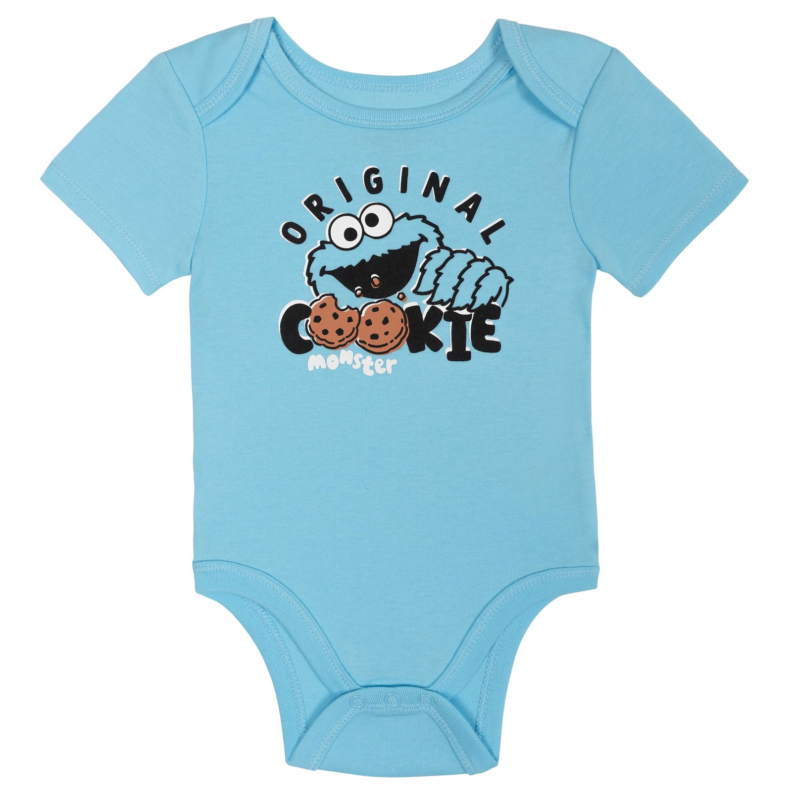Sesame Street Baby 3-Piece Bodysuit Pants and Hat Set