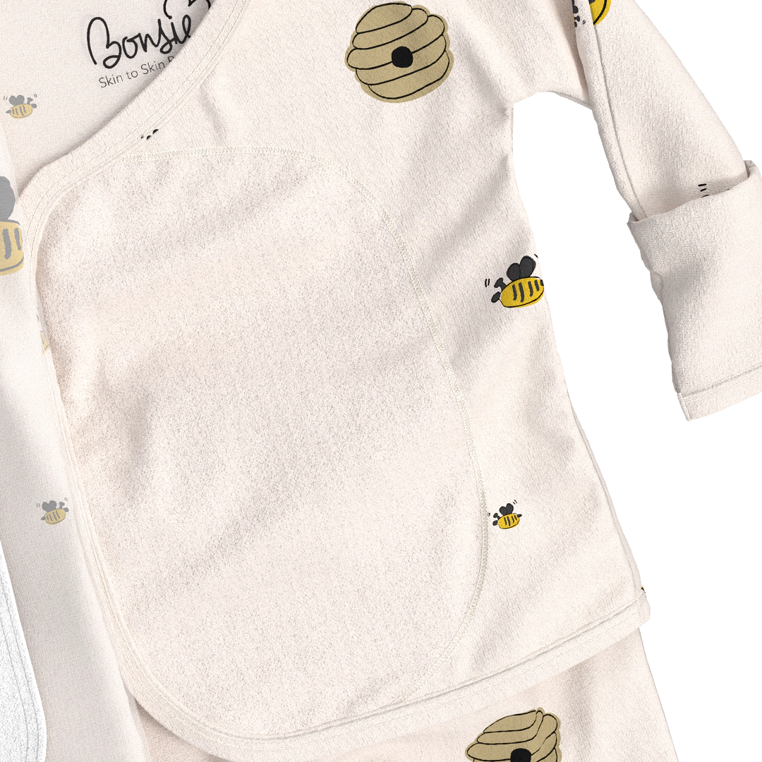 Bonsie Footie - Bees & Honey