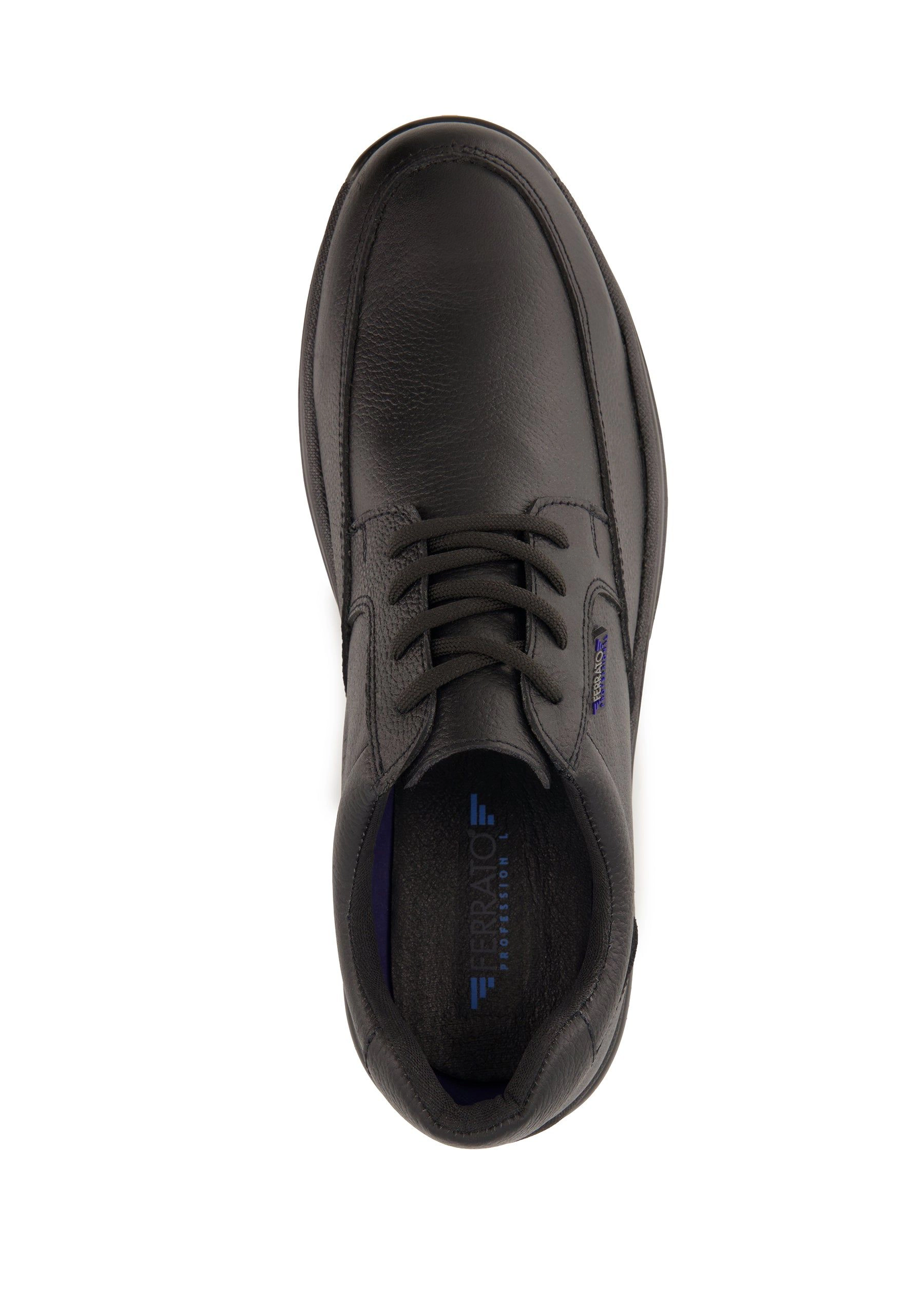 Ferrato Professional Mens Leather Flats -, Lace-Up