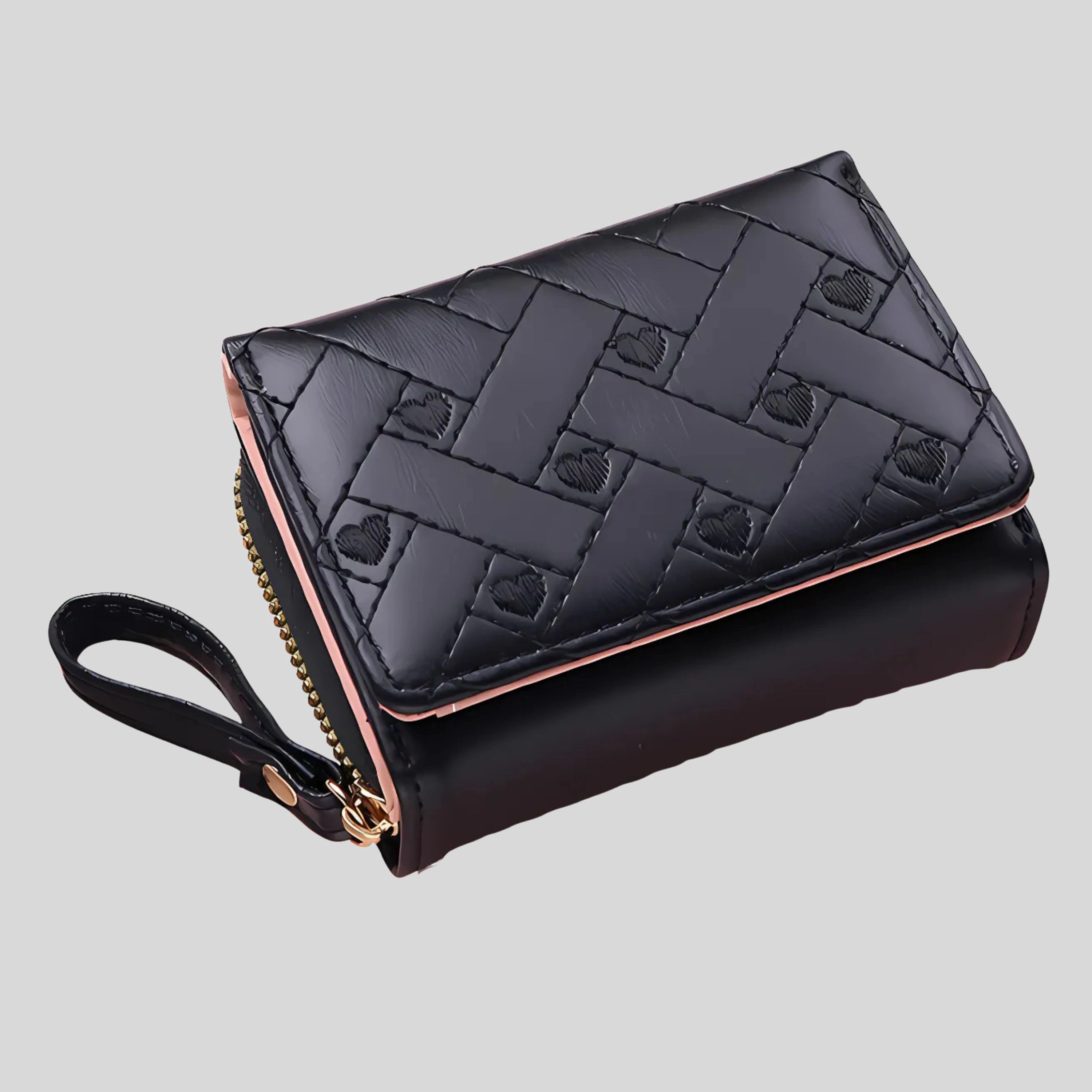 Kitcheniva Women's Heart Embroidered Wallet