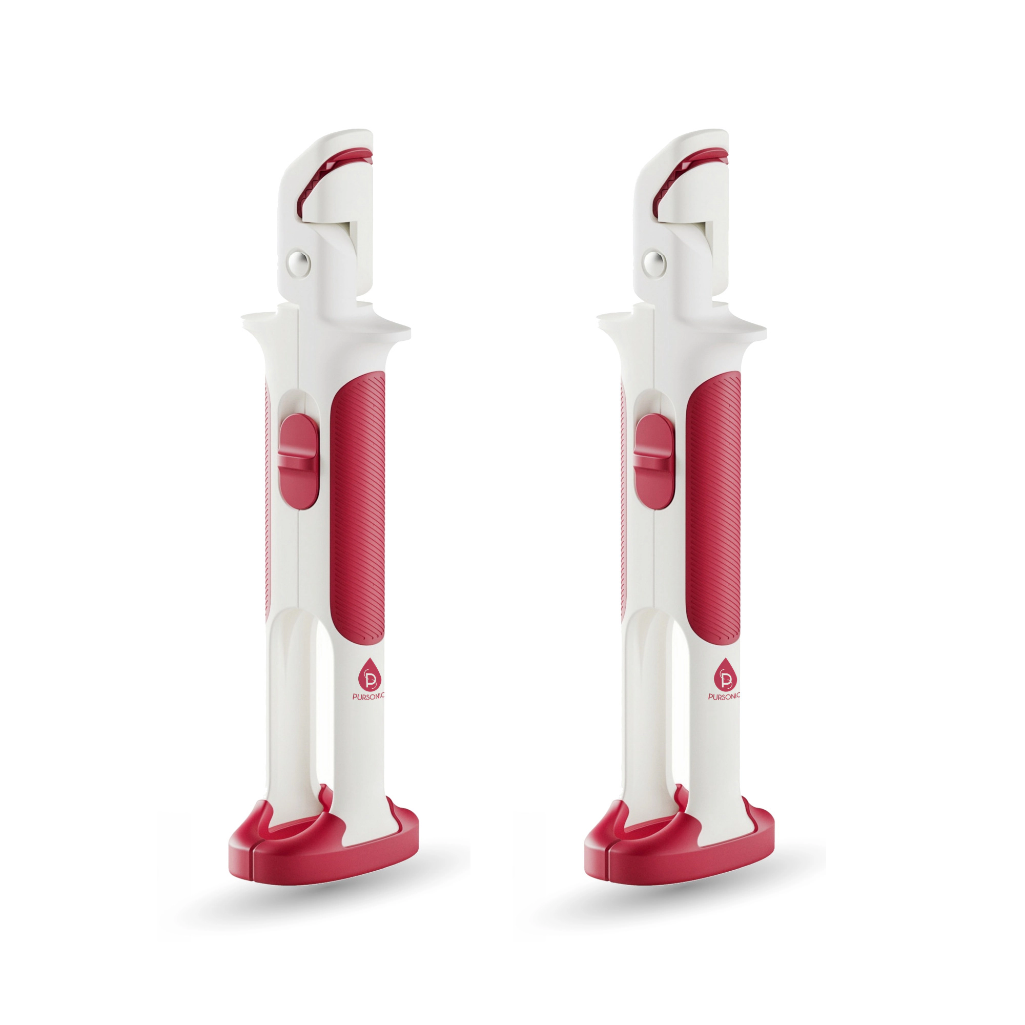 Pursonic Unisex Heat Resistant Kitchen Tool: Dual-Pack 2-in-1 Safety Clip & Clamp