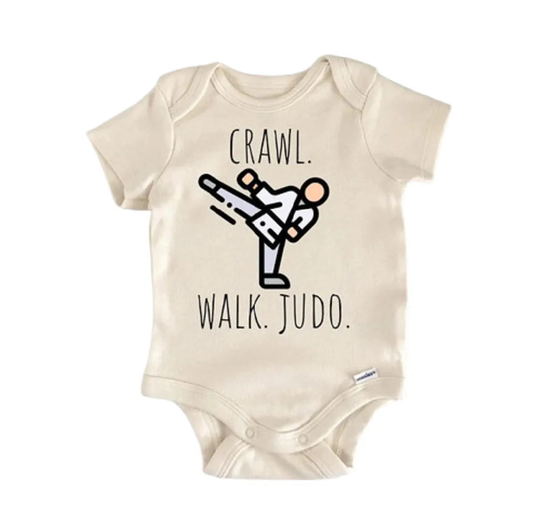 NOFO VIBES Unisex Judo Martial Art Newborn Baby Bodysuit