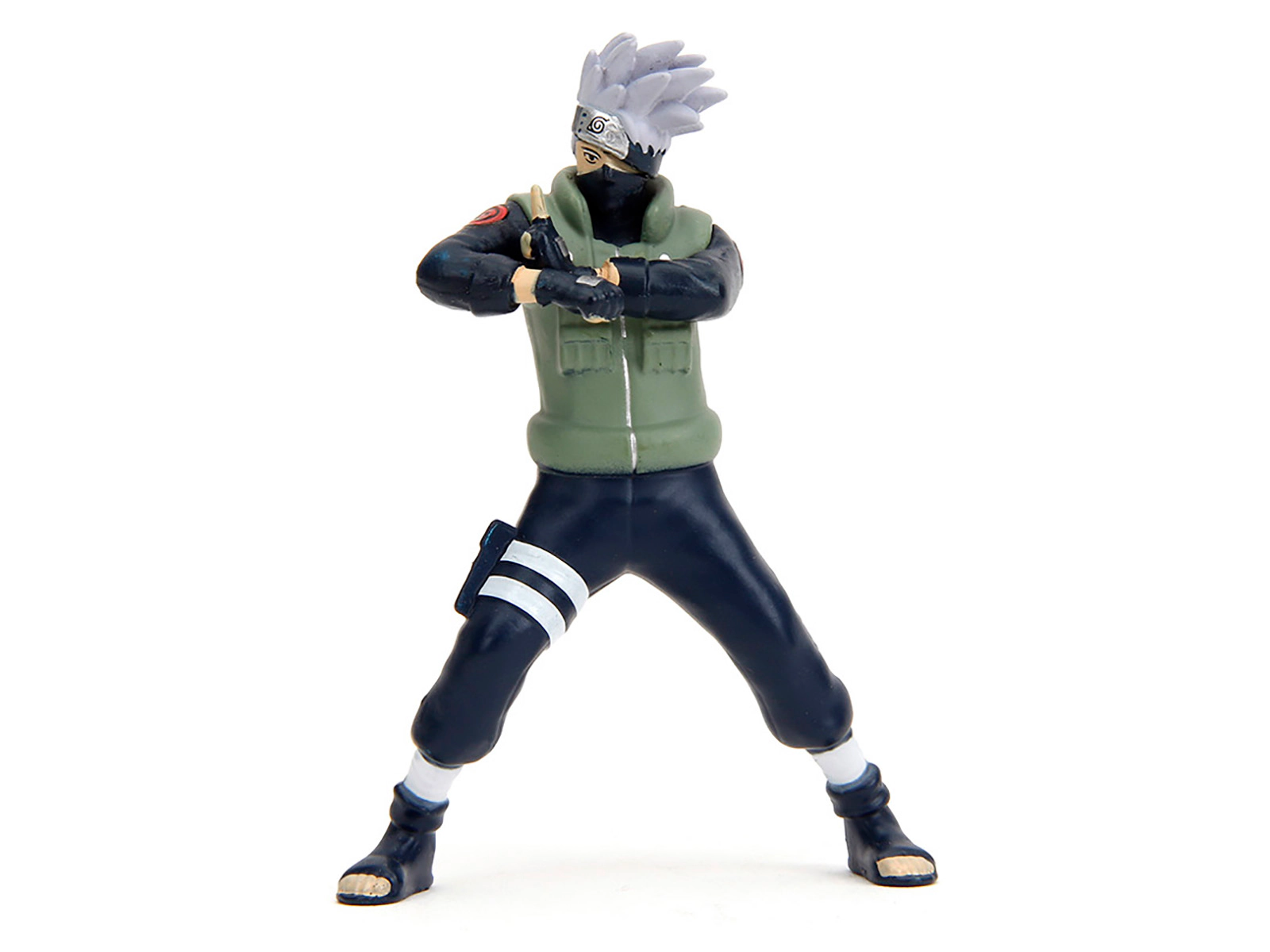 Jada 1993 Mazda RX-7 Dark Blue with Graphics and Kakashi Hatake Diecast Figure "Naruto Shippuden" (2009-2017)