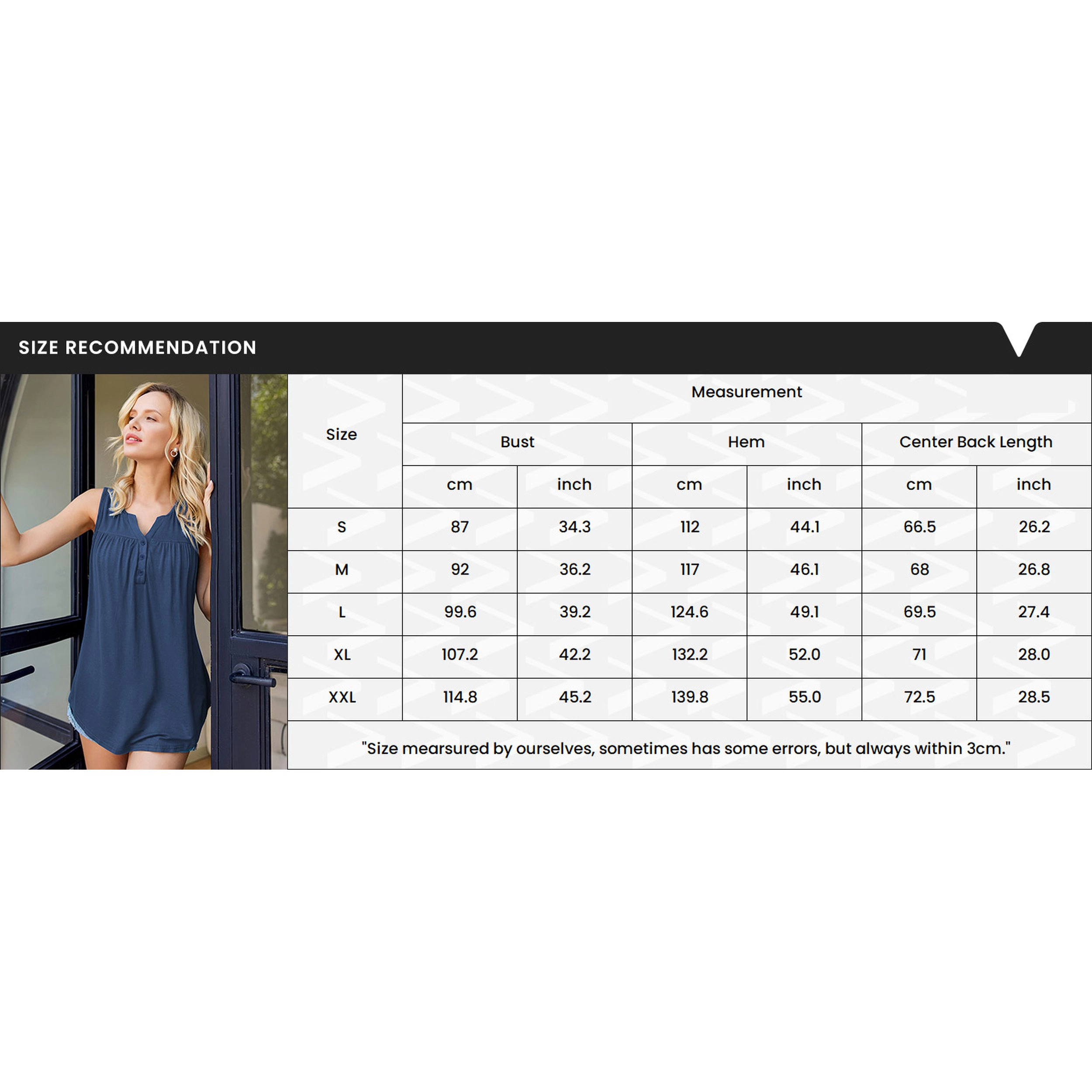Ekouaer Women's Maternity Nursing Tank Tops Sleeveless Breastfeeding Shirts Summer Button Pregnancy