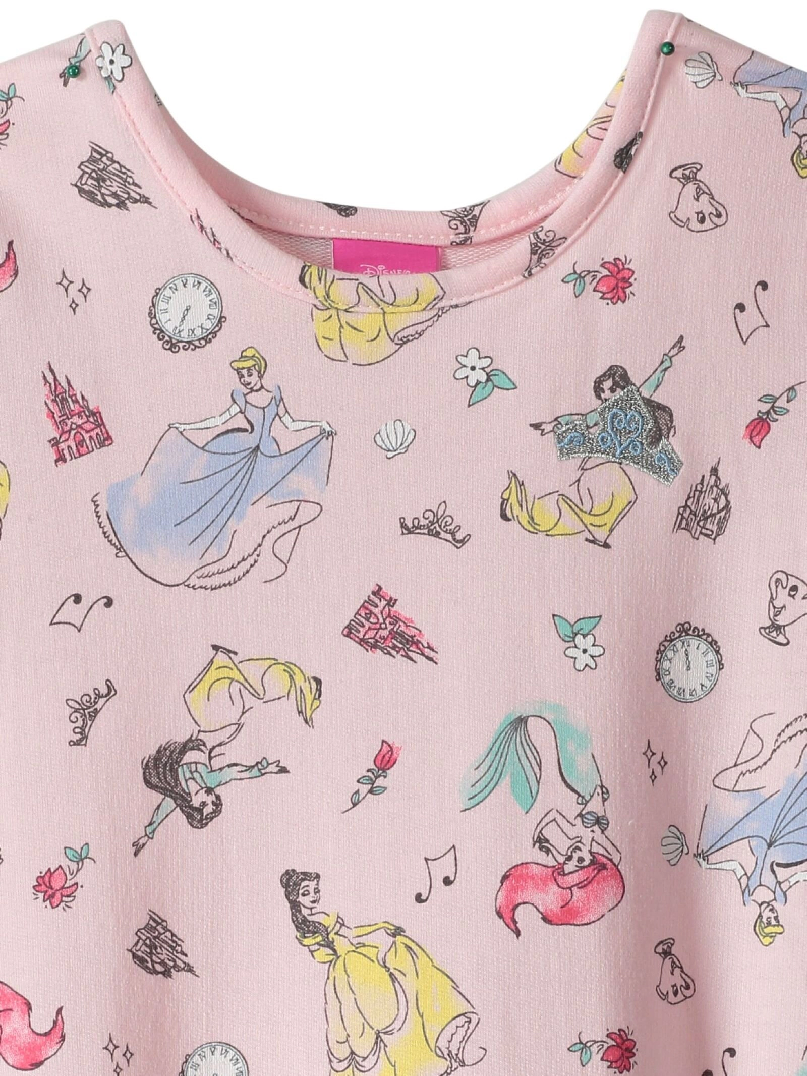 Disney Princess Girls' Short Sleeve Skater Dress