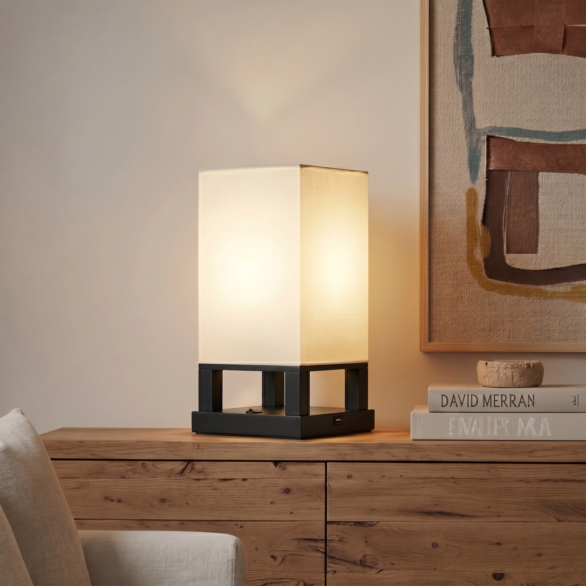 Brightech Maxwell Bedside LED Table Lamp