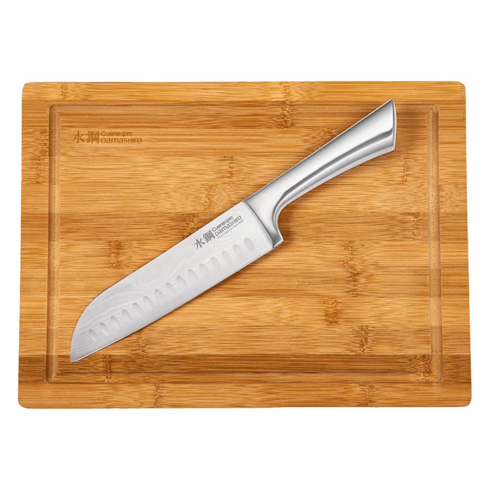 Cuisine::pro® Damashiro® Santoku 6.5" & Board Set