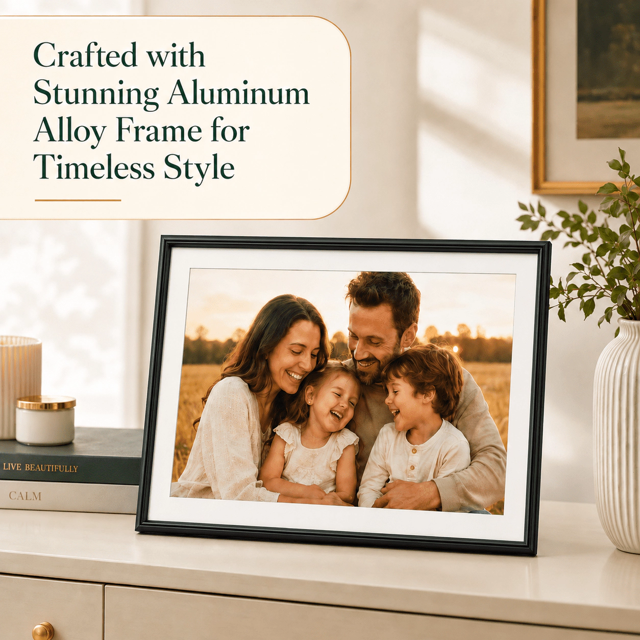 ELIME 15.6 Inch Wi-Fi Digital Picture Frame