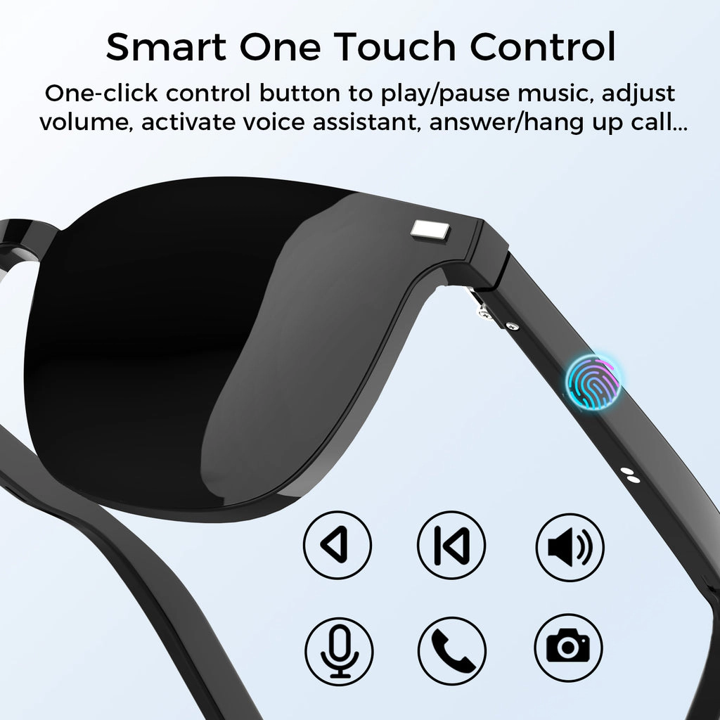Alpha Digital Magnet Multi-Lens, Bluetooth Audio/Mic, IP65, 5Hr - Smart Glasses