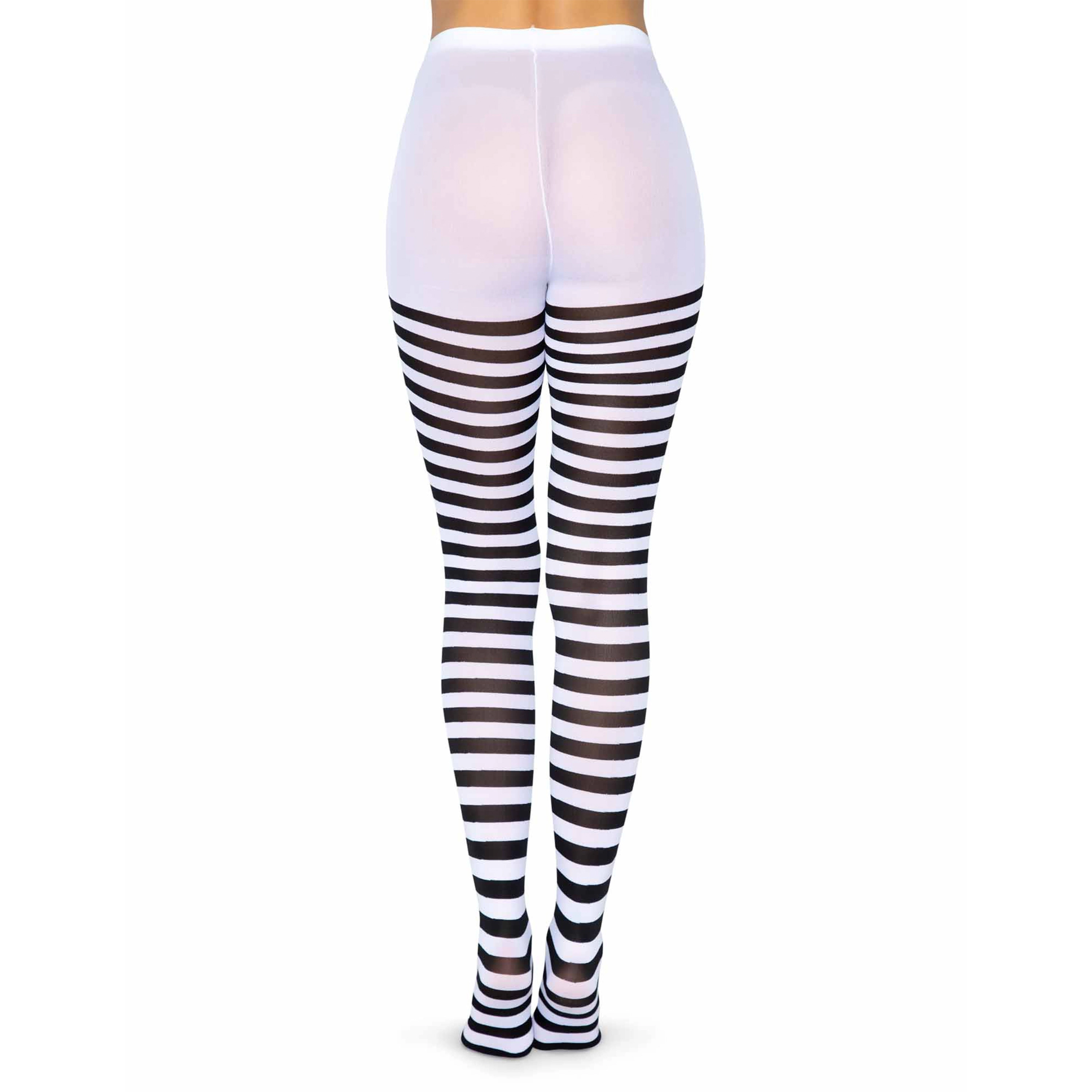 Leg Avenue Women's Nylon Striped Tights