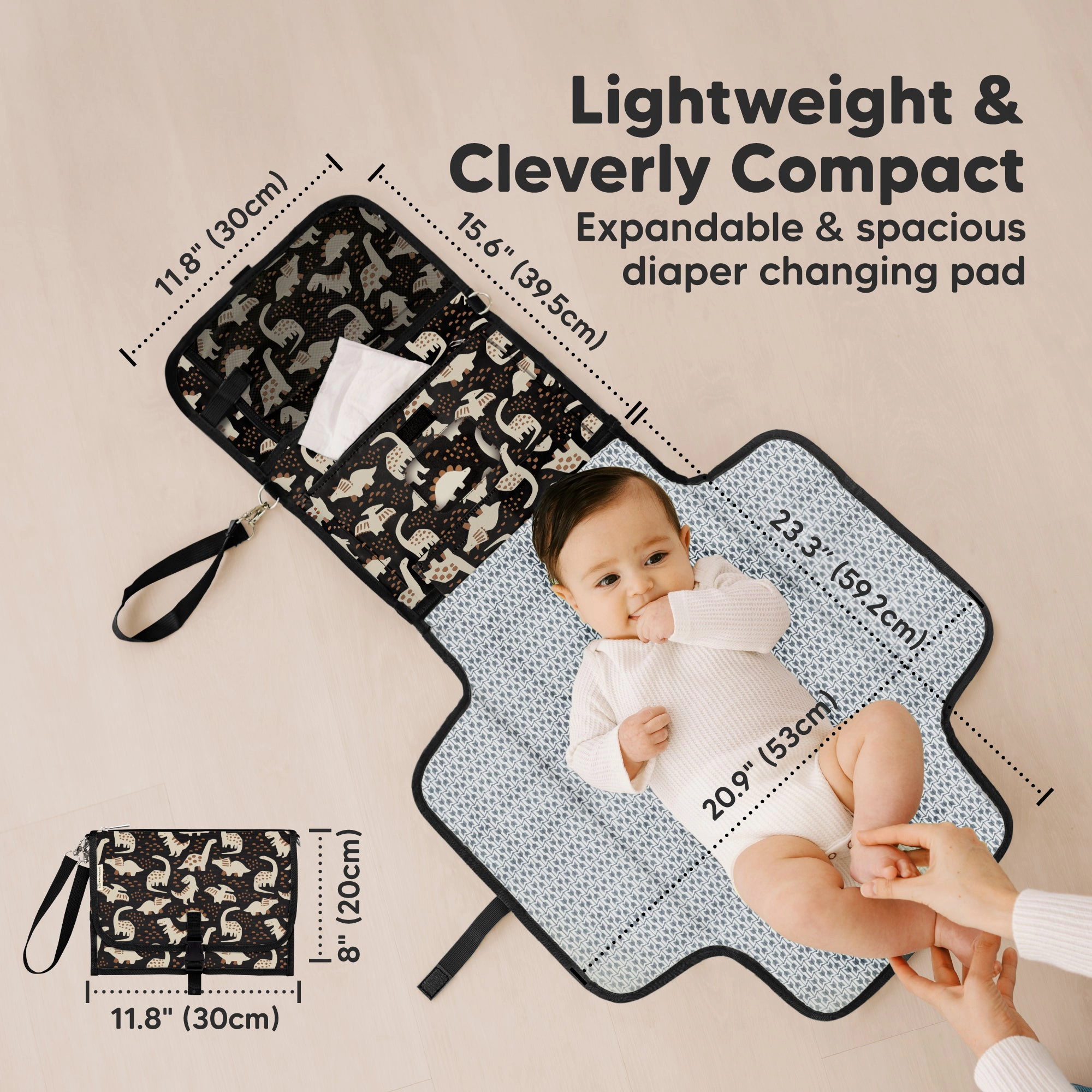 KeaBabies Ezee Diaper Changing Pad for Baby Boys, Girls