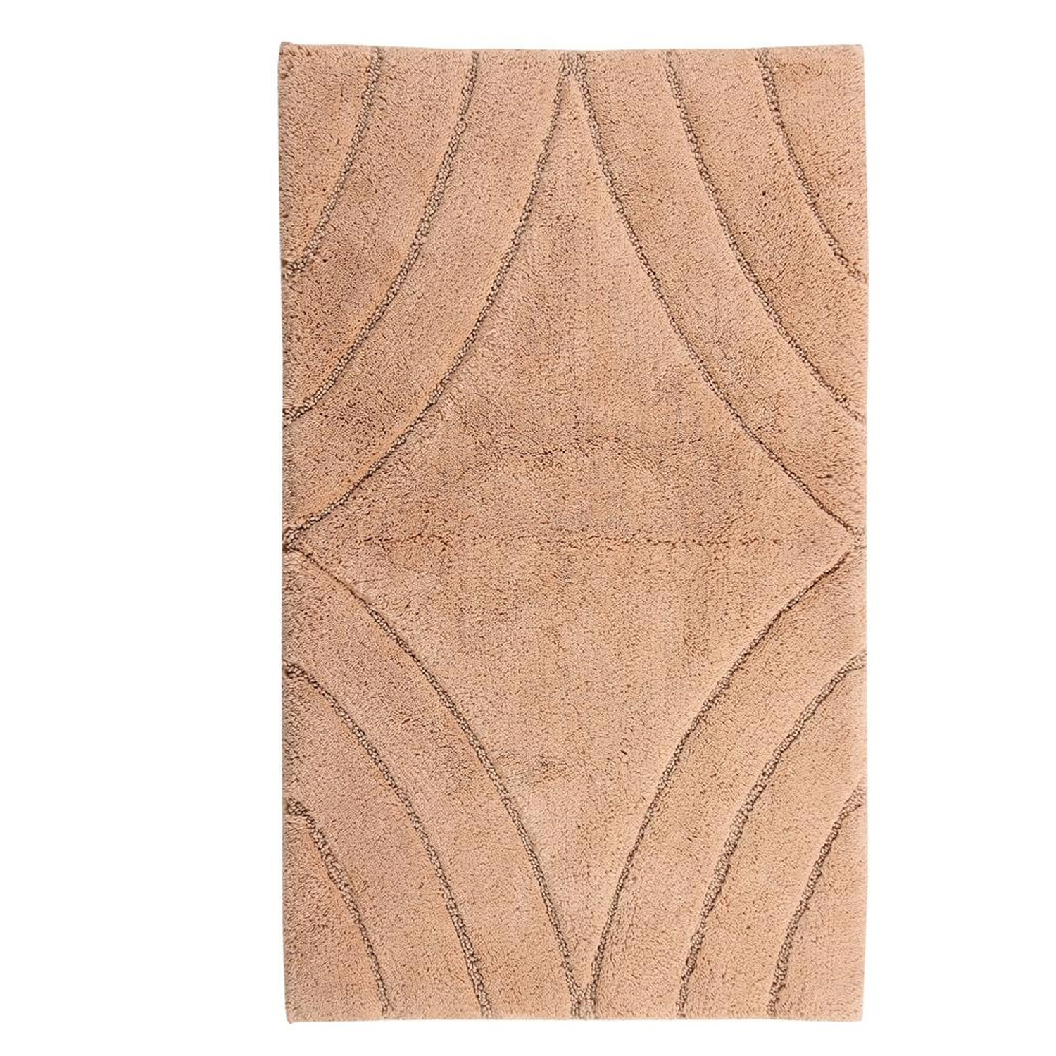 Knightsbridge Diamond 220 GSF Non Skid Back Bath Rug