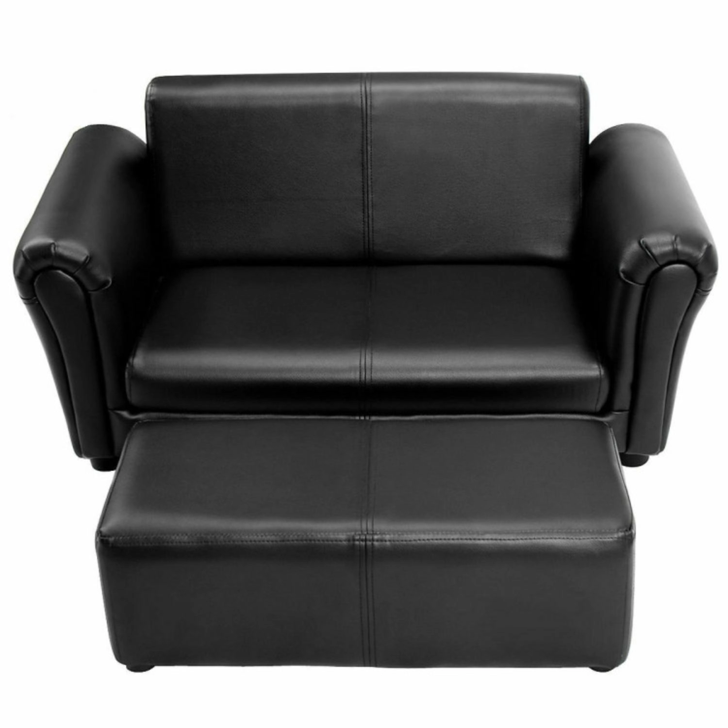 Hivvago Soft Kids Double Sofa With Ottoman