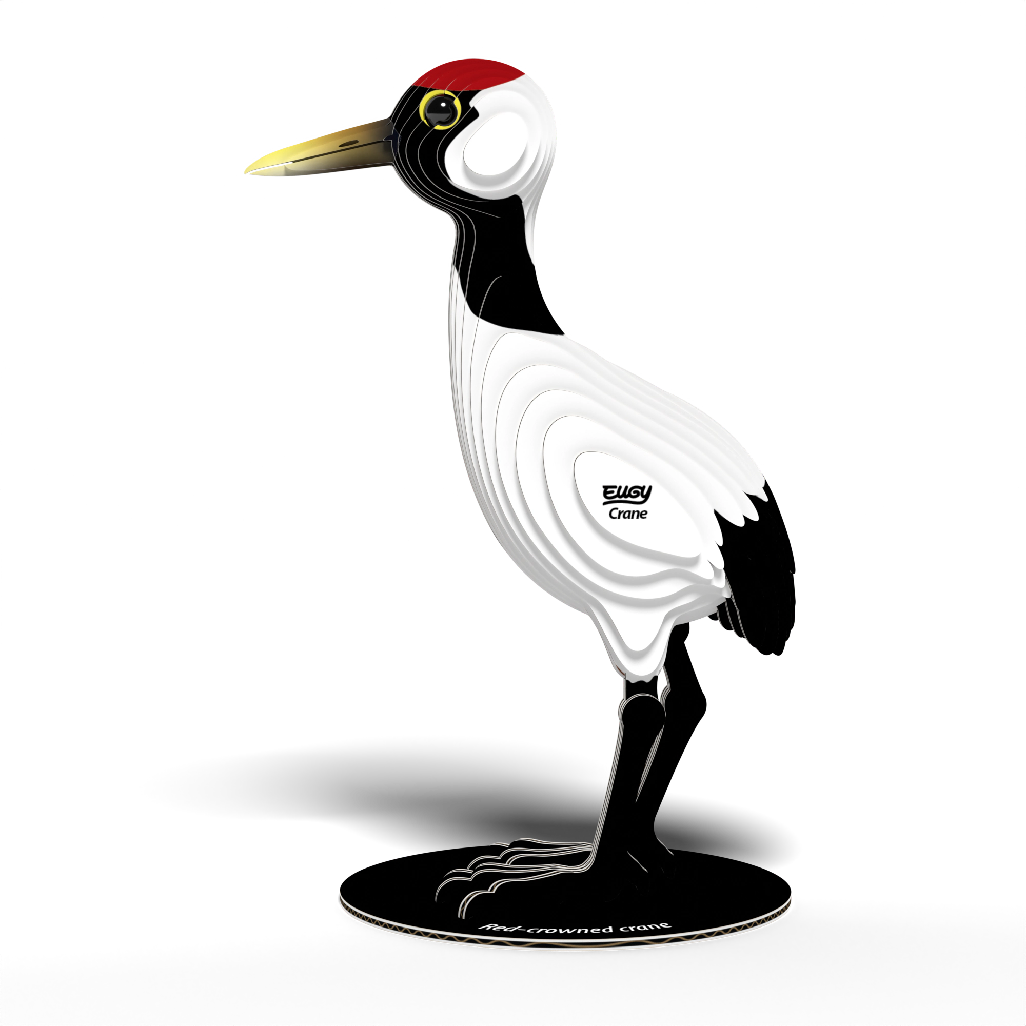 EUGY Crane 3D Puzzle - contains 35 puzzle pieces