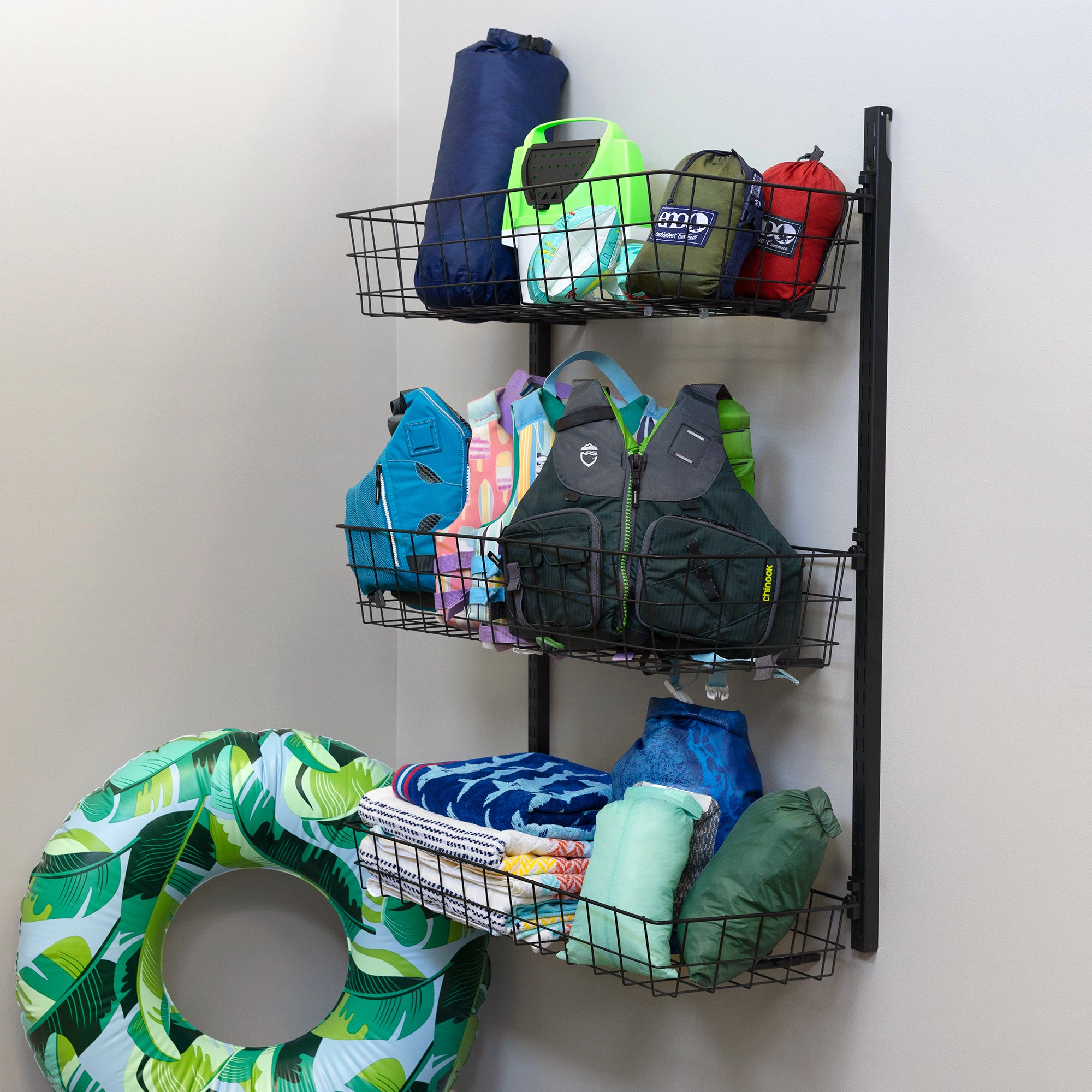 StoreYour G-Basket, Adjustable Wall Storage System, Holds 120 lbs