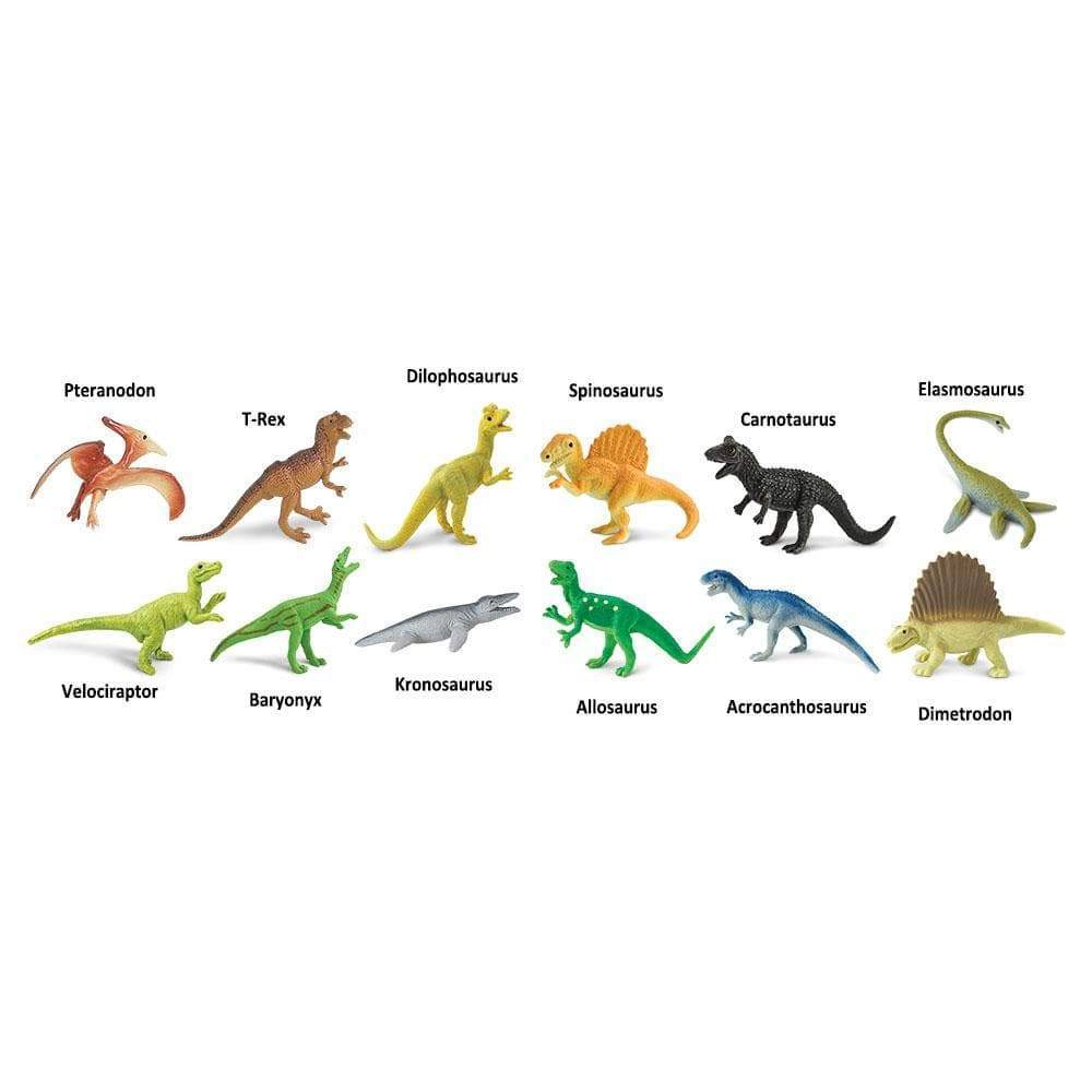 Safari Ltd. - Carnivorous Dinosaurs TOOB - contains 12 Mini Figurines