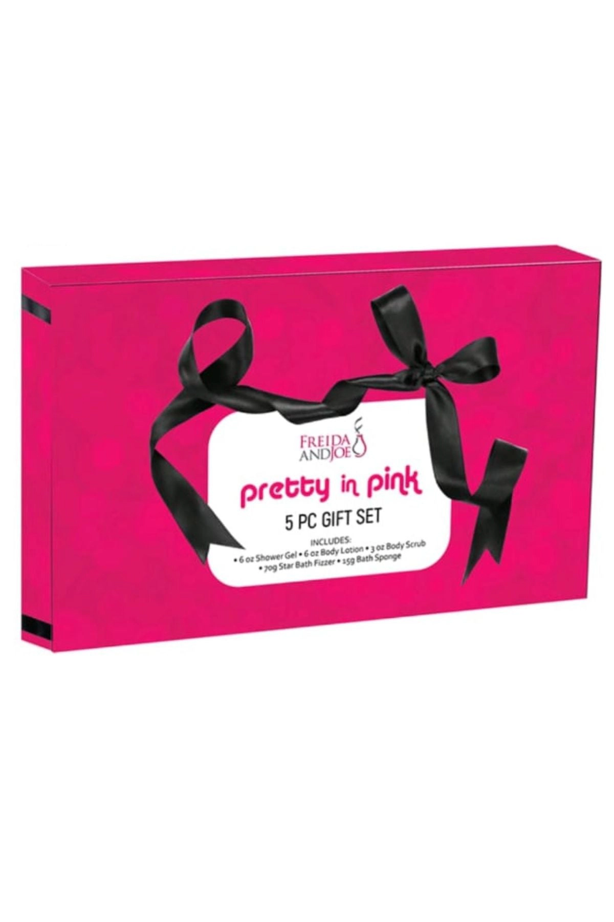 Freida and Joe Women Pretty In Pink Fragrance Bath and Body Collection Gift Box Set