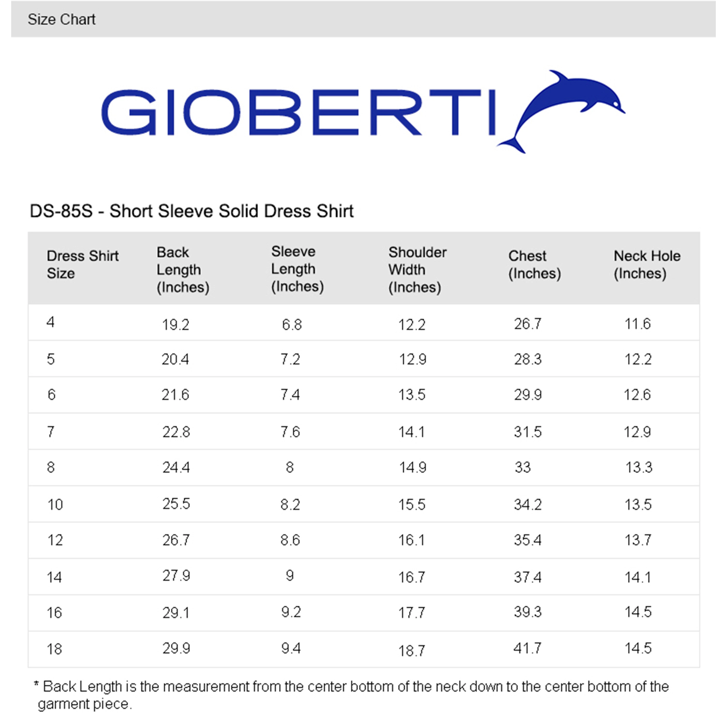 Gioberti Boy's Short Sleeve Solid Dress Shirt