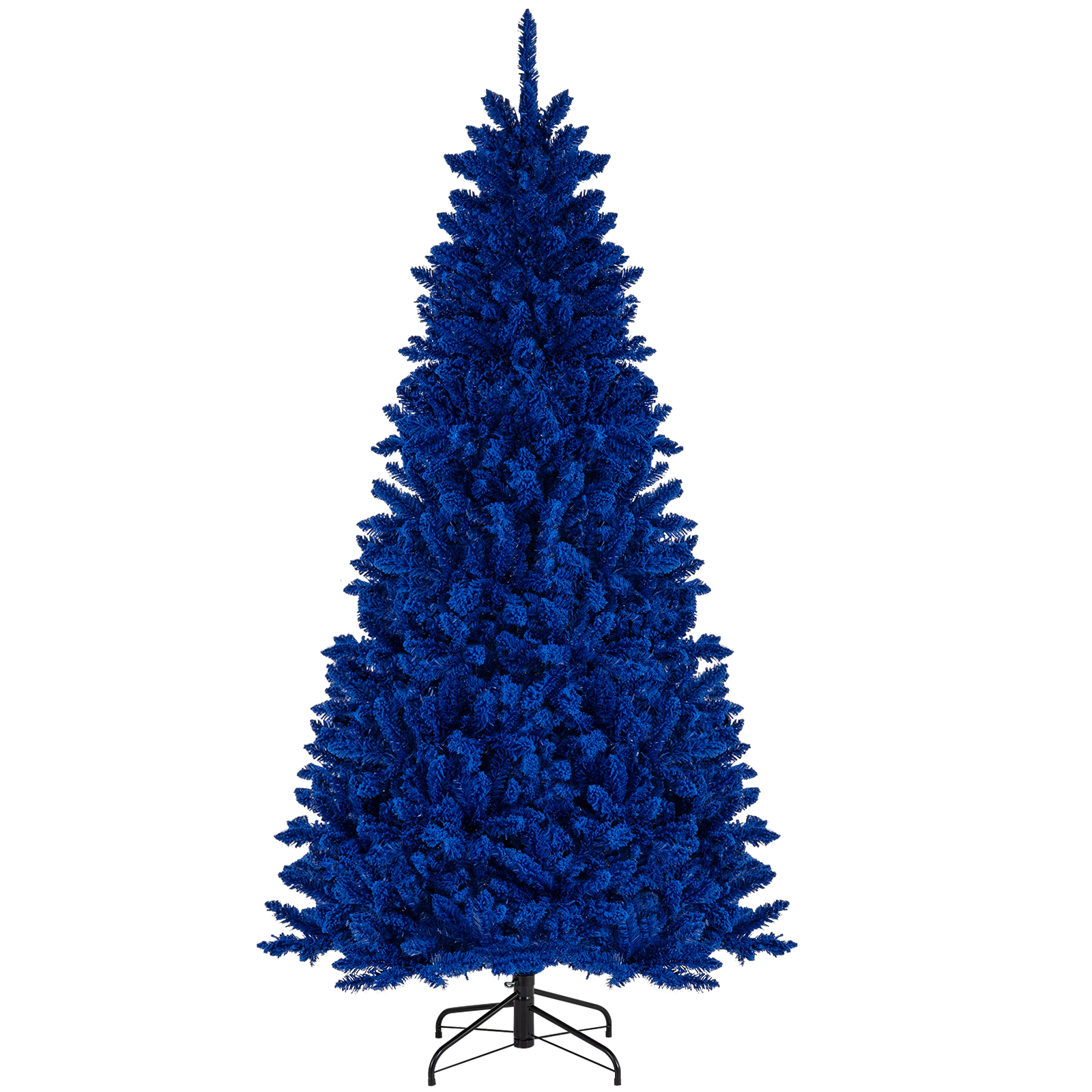LJG Pre-Lit Artificial Christmas Tree with 340 Blue LED Lights and 3 Modes-7 ft