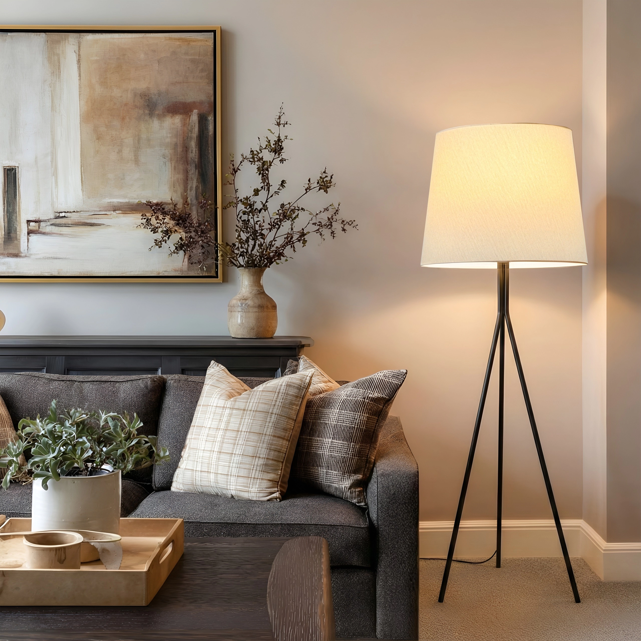 Brightech Forge Tripod LED Floor Lamp