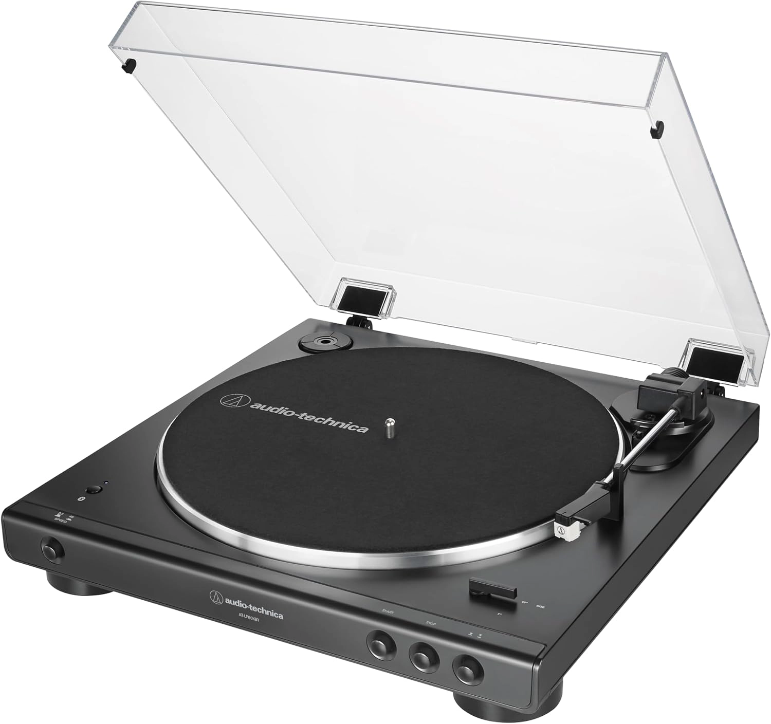 Audio-Technica AT-LP60XBT-BK Fully Automatic Bluetooth Belt-Drive Turntable - Black