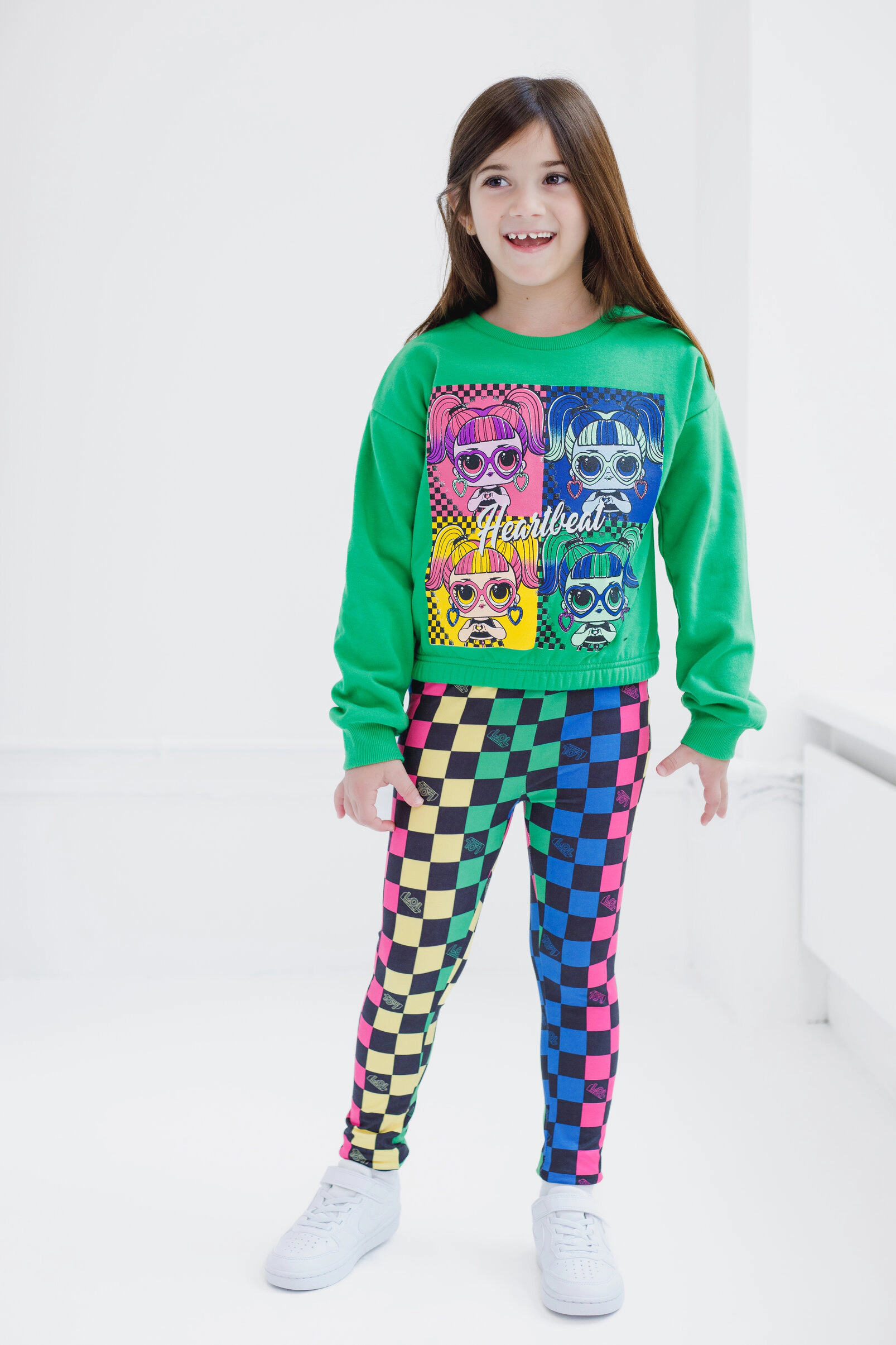 L.O.L. Surprise! Girls' 2-Piece Fleece Sweatshirt and Leggings Set