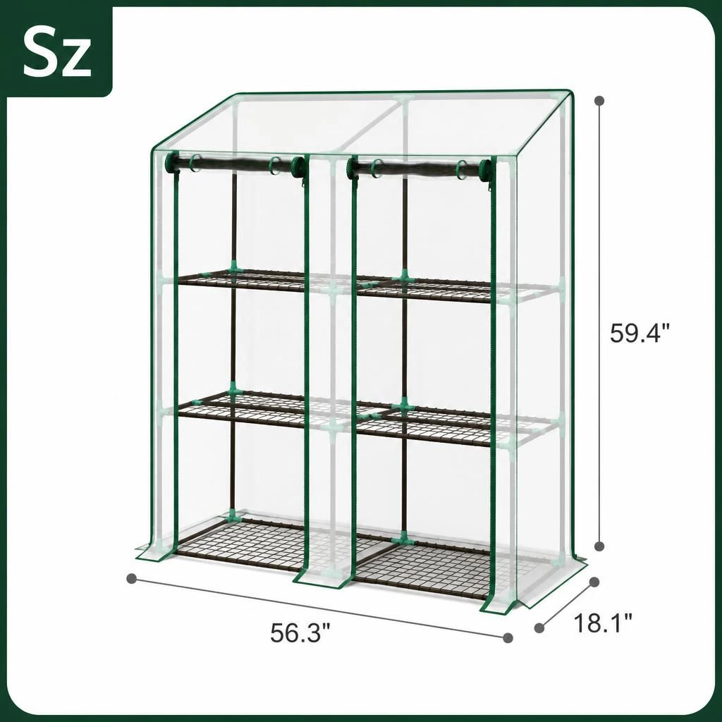 WOW PIONEER Outdoor Walk-In Greenhouse
