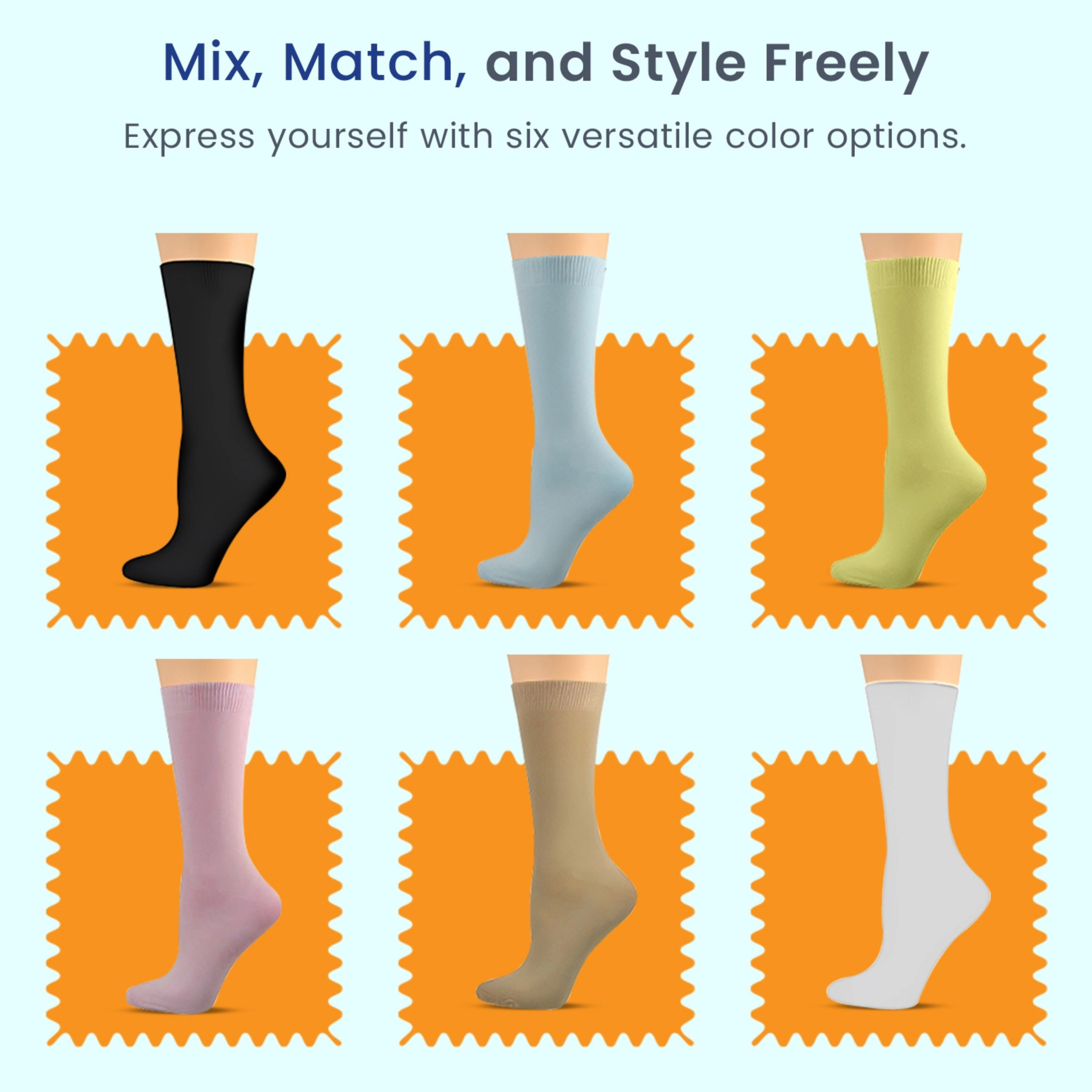 Wear Sierra Women's Crew Socks in 3 Pair Packs