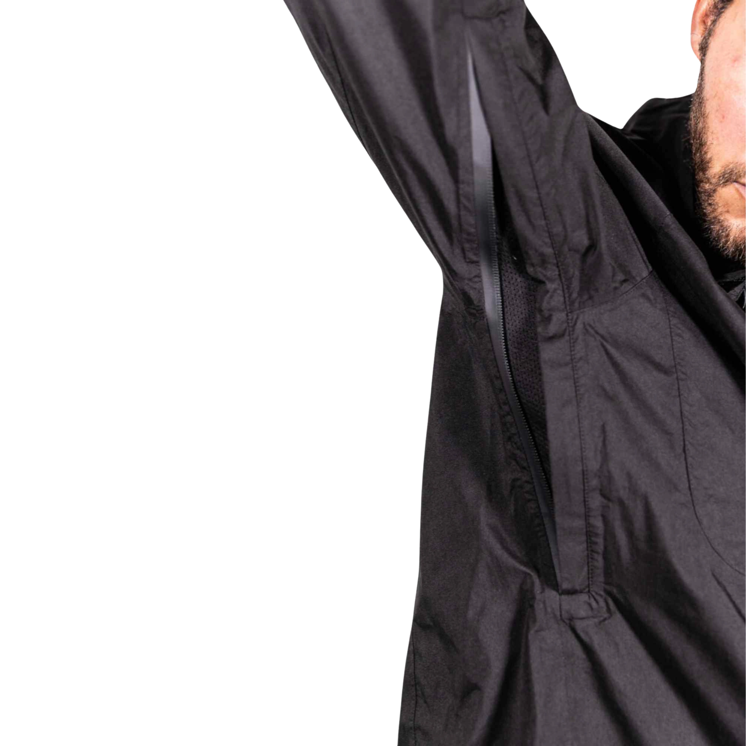 Dry Pocket Men's Light Weight Rain Jacket With Waterproof Pockets