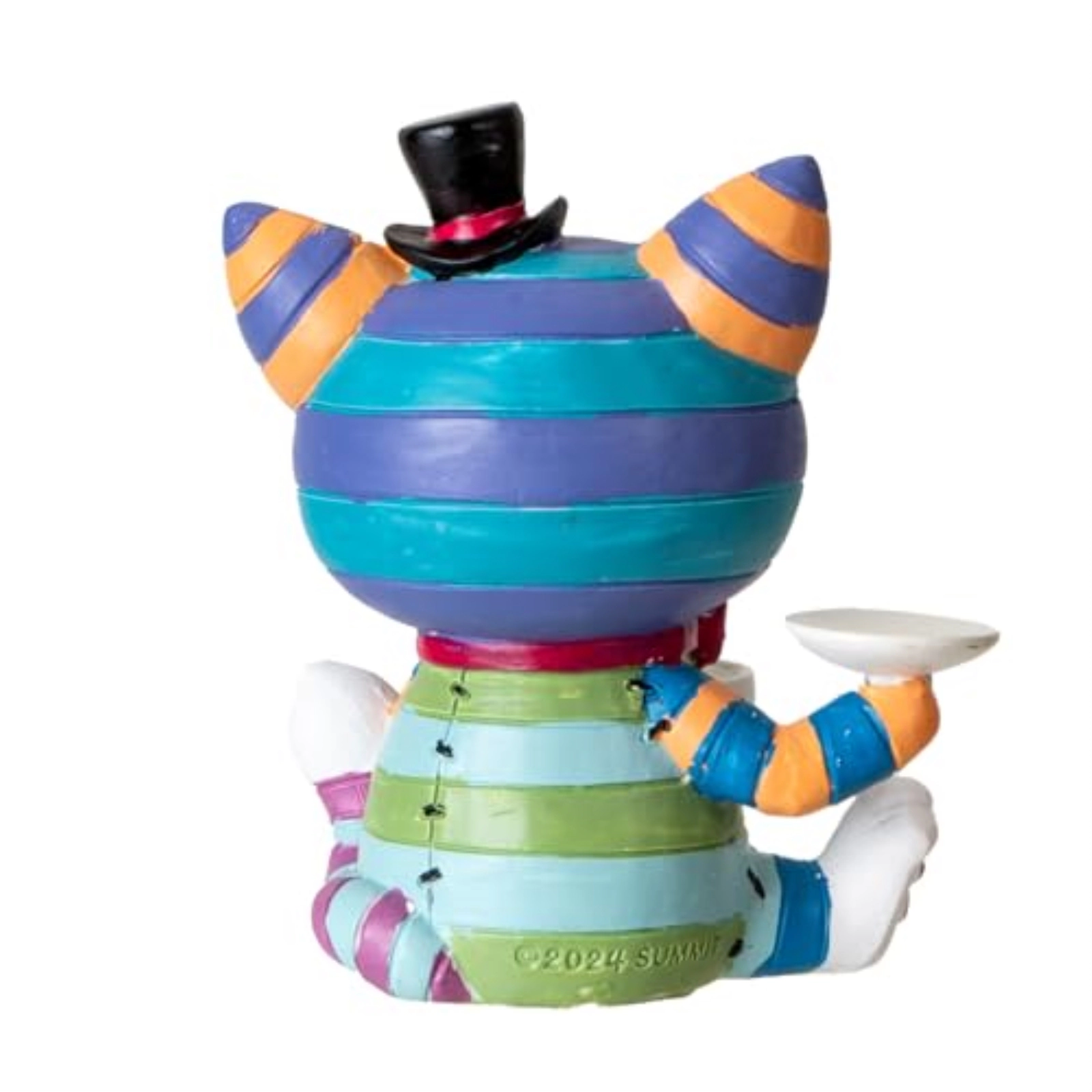 Pacific Giftware Cheshire Cat Furrybones Collectible Figurine Signature Skeleton Figurine in Colorful Cat Costume 3 Tall