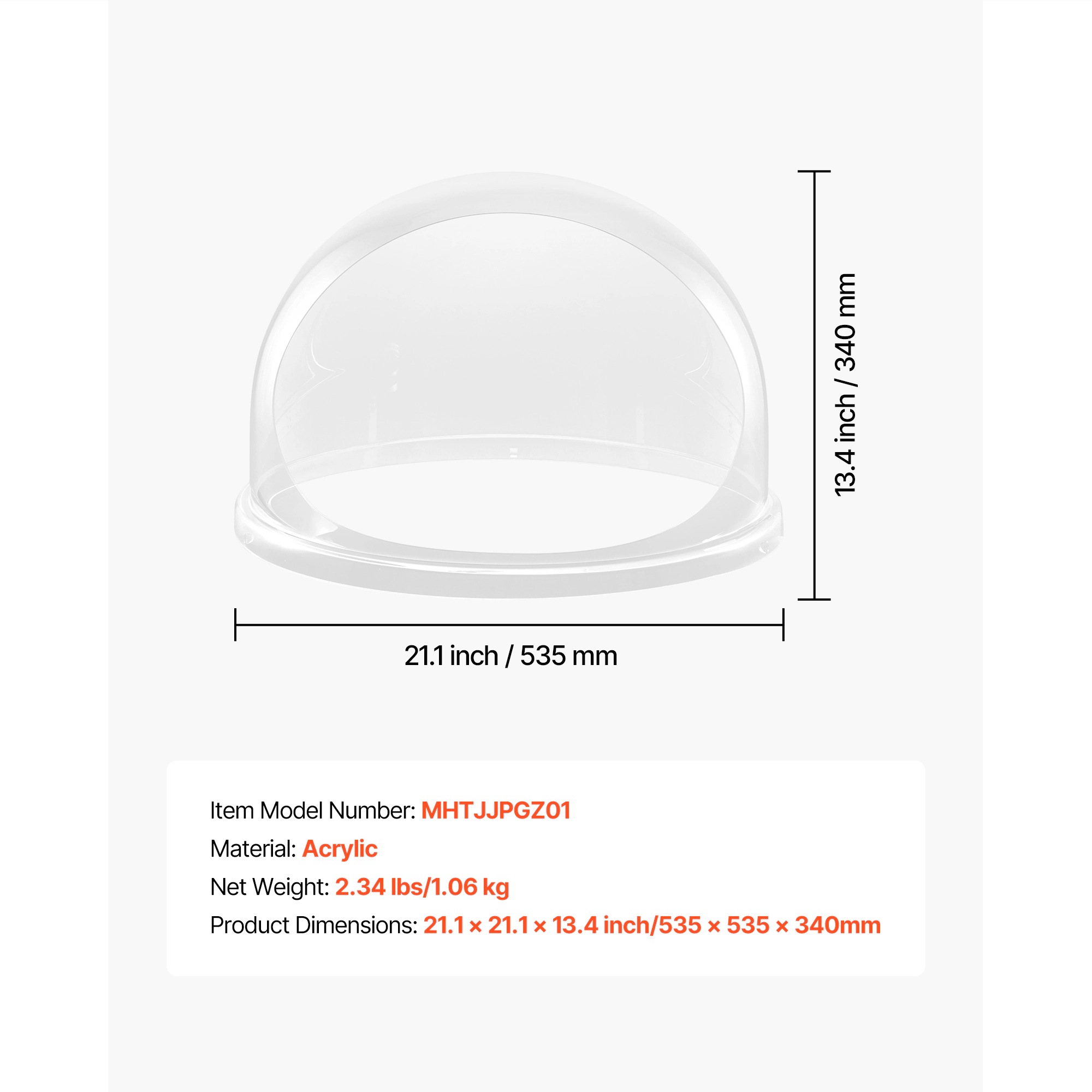 HONGGE Cotton Candy Machine Cover Transparent Acrylic Dome Bubble Shield Cotton Candy Machine Bubble Shield Compatible