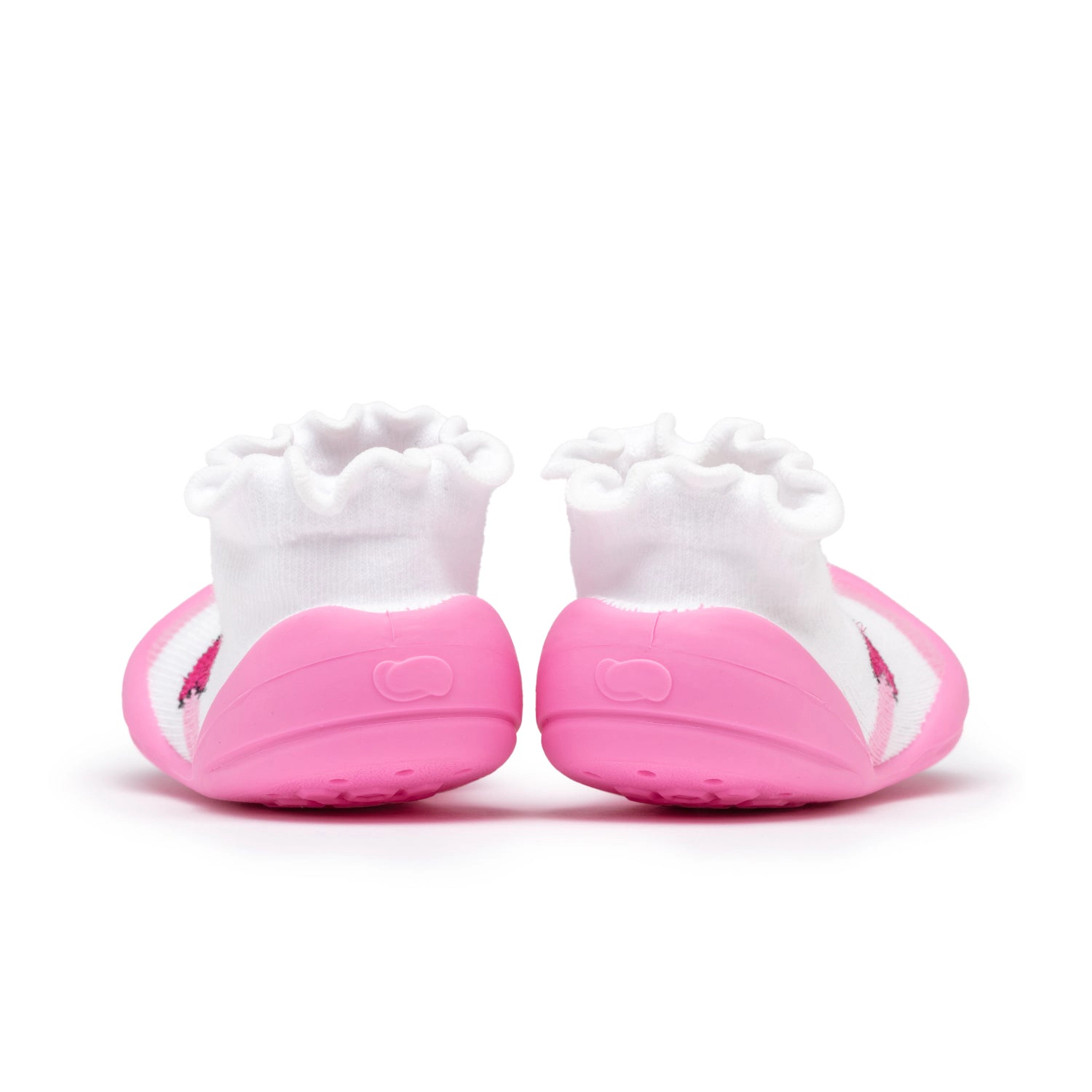Komuello Toddler Girl First Walk Sock Shoes Mary Jane Bow