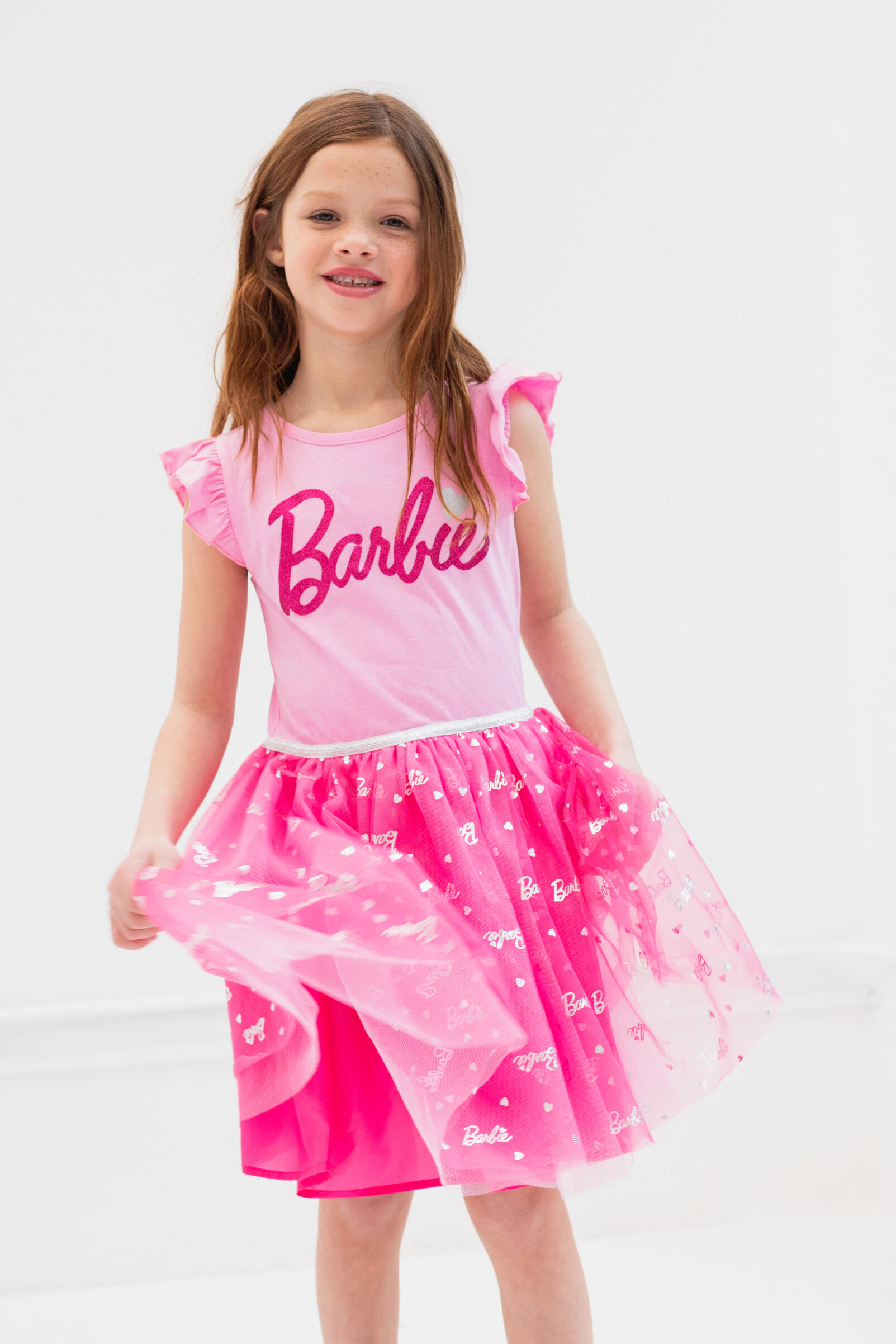 Barbie Girls' Glitter Tutu Dress