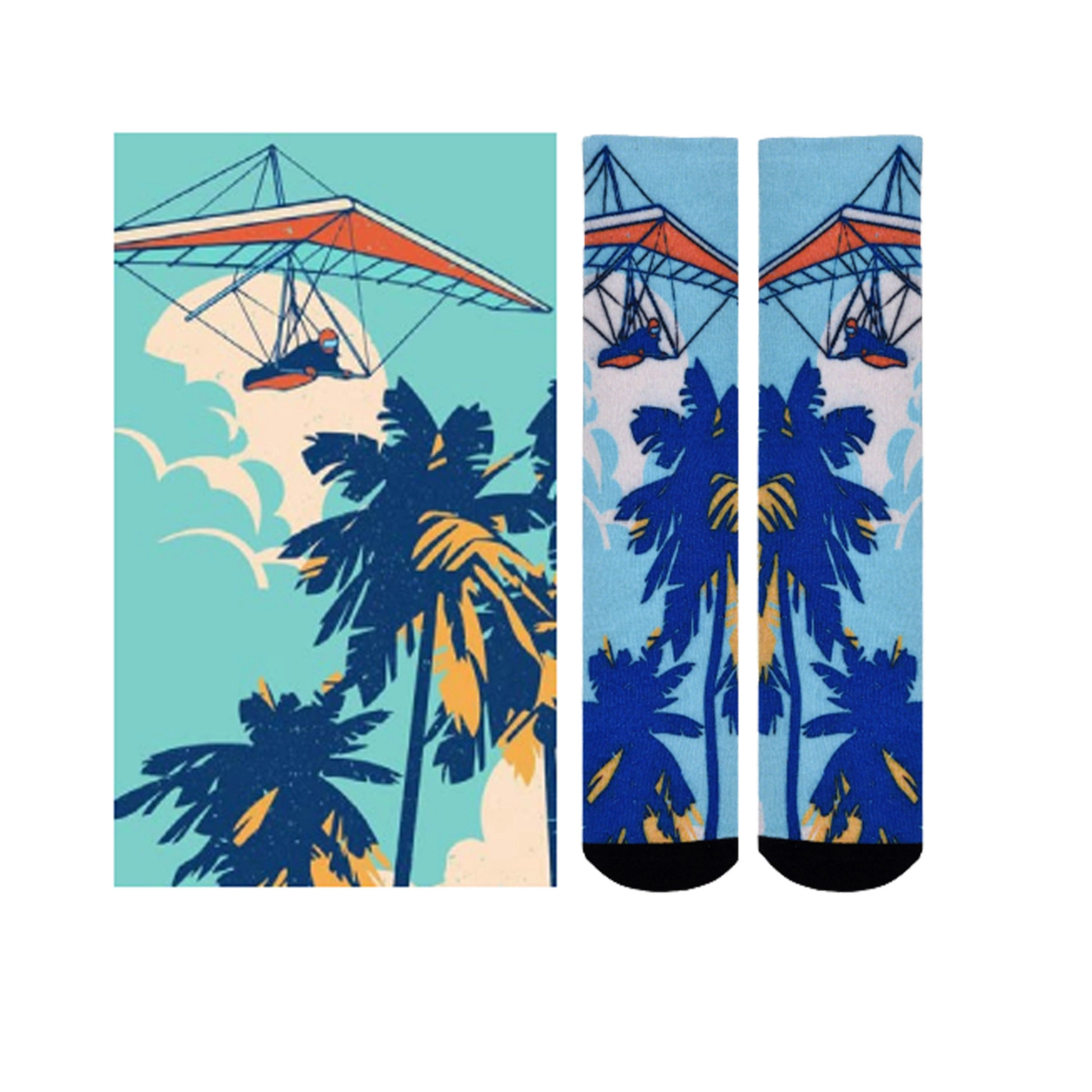 Wear Sierra Men's Knee-High 2 Pair Pack Socks