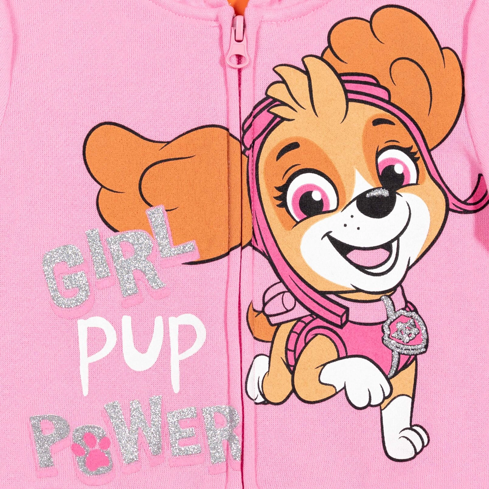 Paw Patrol Skye Girls' Fleece Zip-Up Hoodie