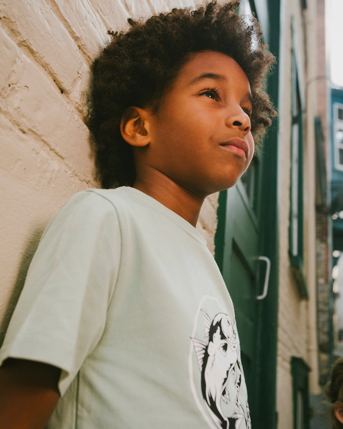 Deux par Deux Boys Organic Cotton Jersey Fishing Graphic Print T-Shirt