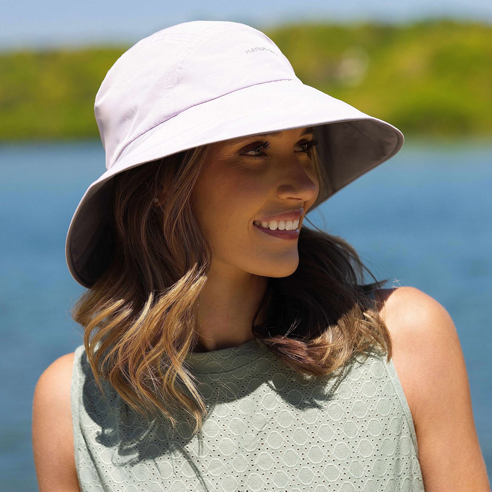 Kenosha Bucket Hat - Womens UPF 50+ Wide Brim, Moisture-Wicking Polyester