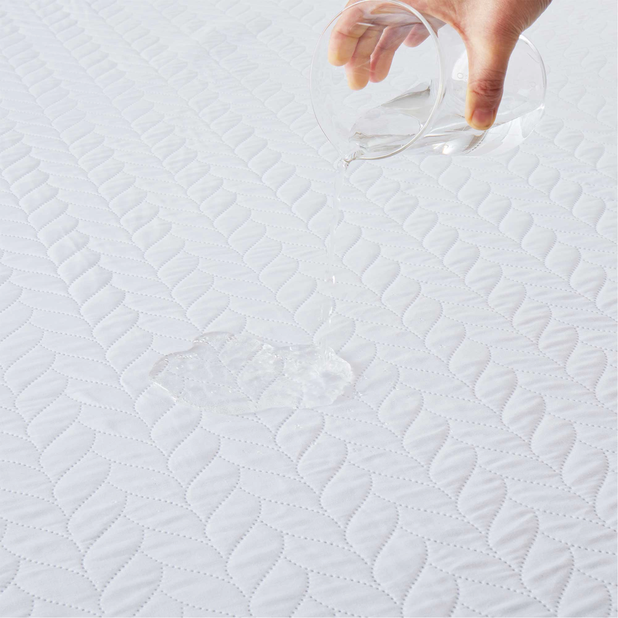 Unikome Waterproof Diamond-Quilted Mattress Protector with Deep Pocket