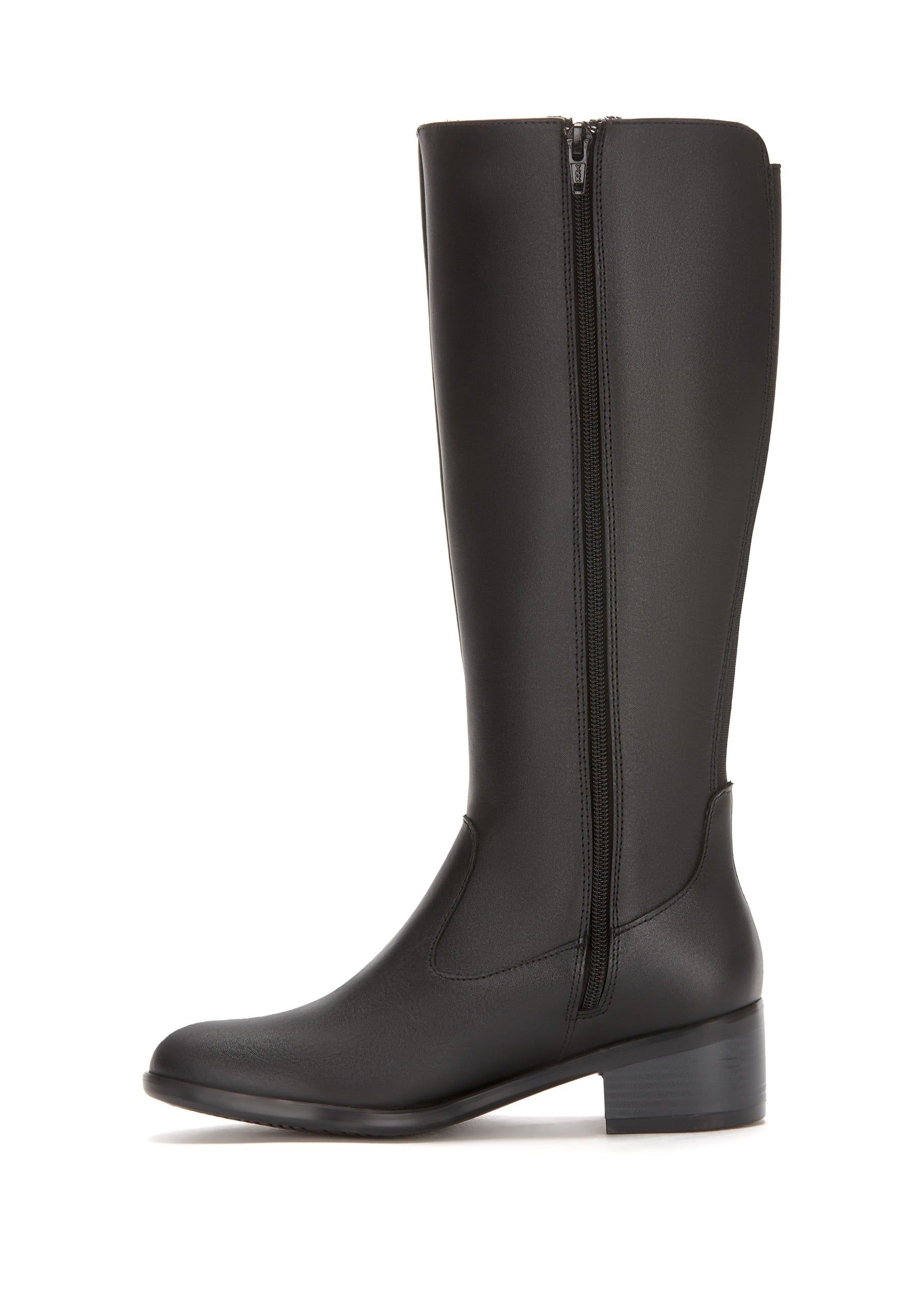 Andrea Leather Knee High Boots