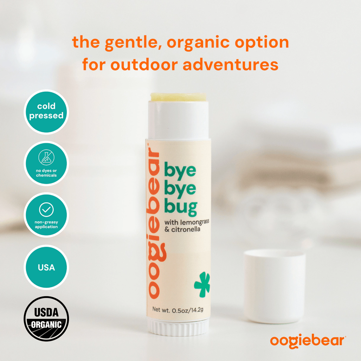 oogiebear Bye Bye Bug Organic Balm 0.5 oz