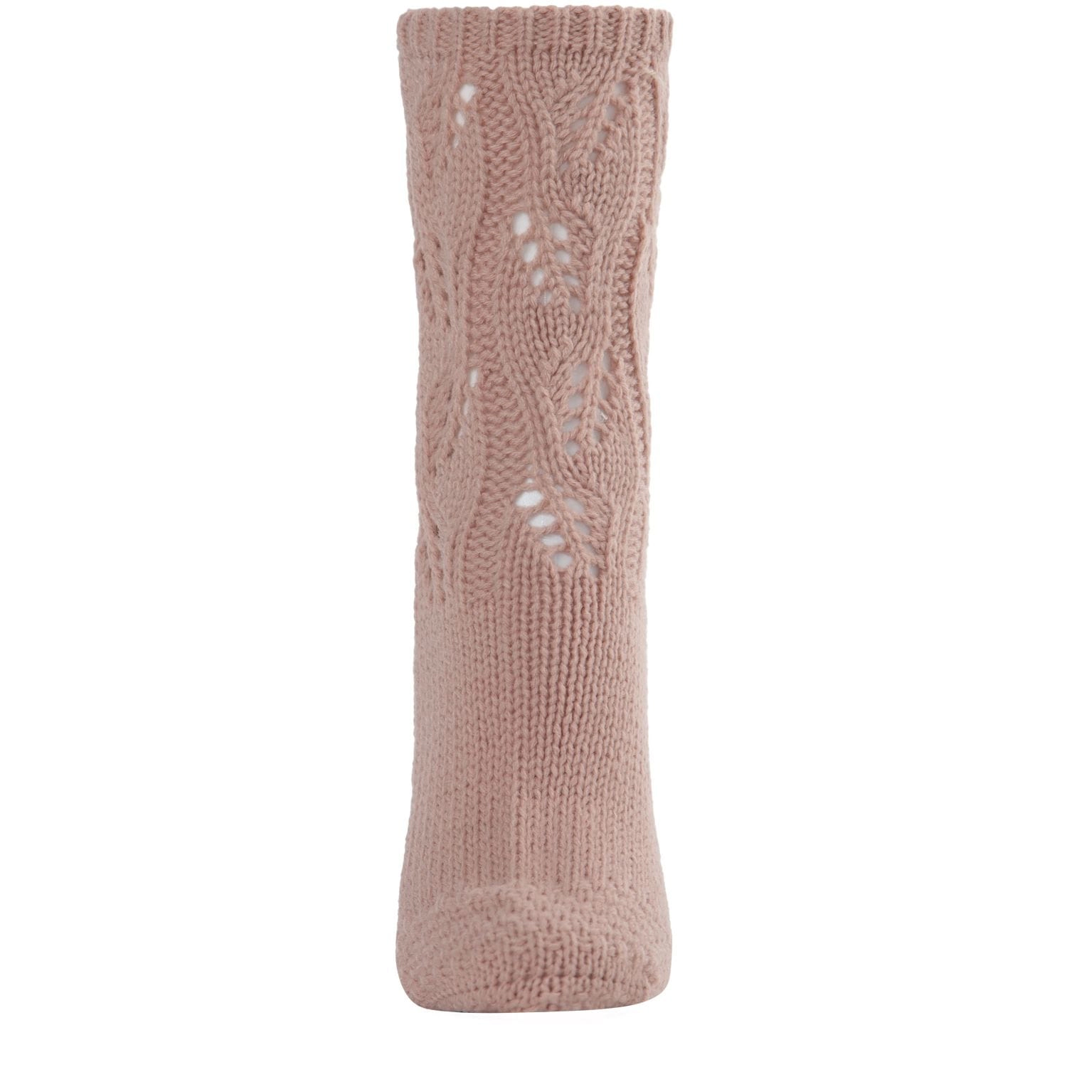 MeMoi Women's Pointelle Sweater Knit Cozy Soft Crew Socks