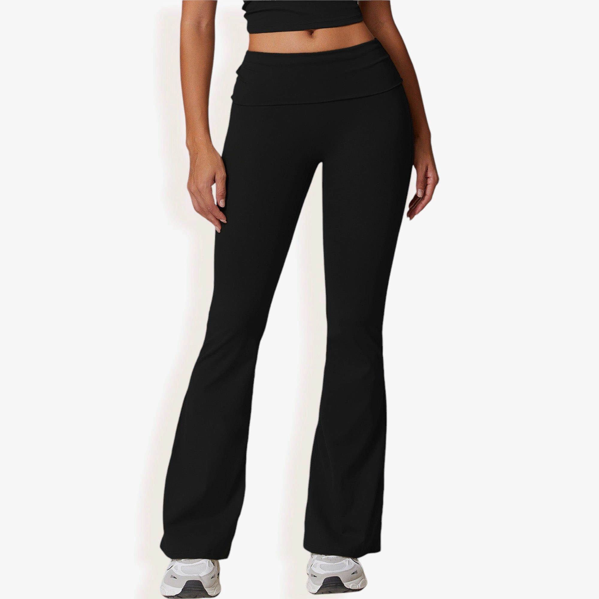 Anna-Kaci Womens High Waist Flared Yoga Pants