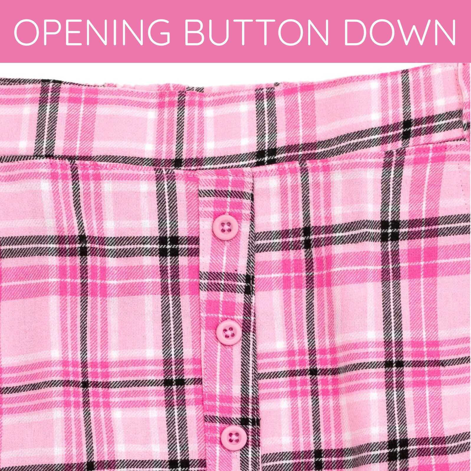 Hello Kitty Girls' 2-Piece Tee and Plaid Skirt Set